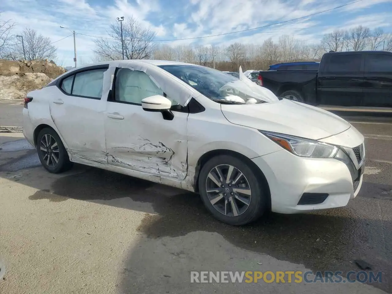 4 Photograph of a damaged car 3N1CN8EVXML877253 NISSAN VERSA 2021