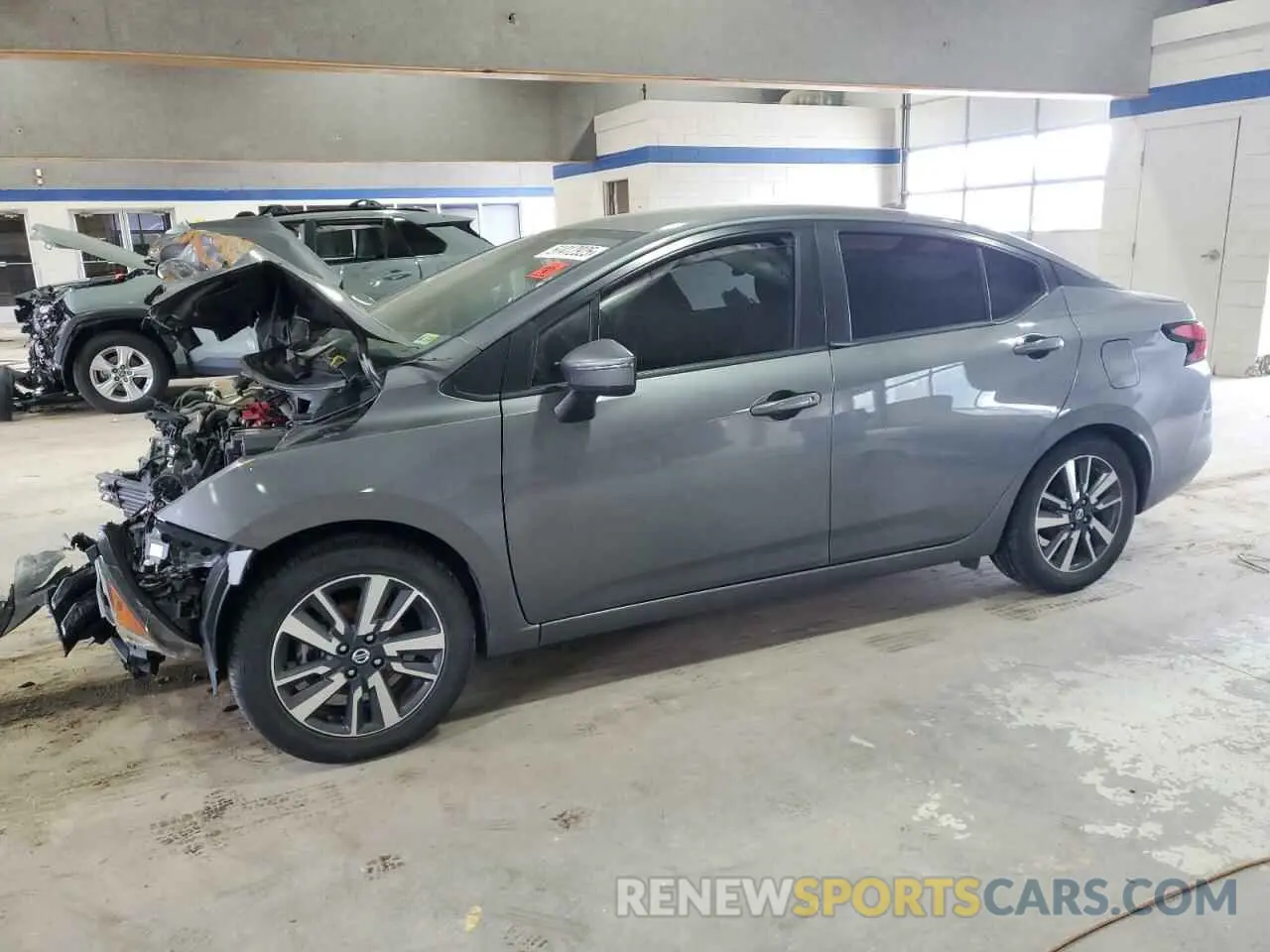 1 Photograph of a damaged car 3N1CN8EVXML893632 NISSAN VERSA 2021