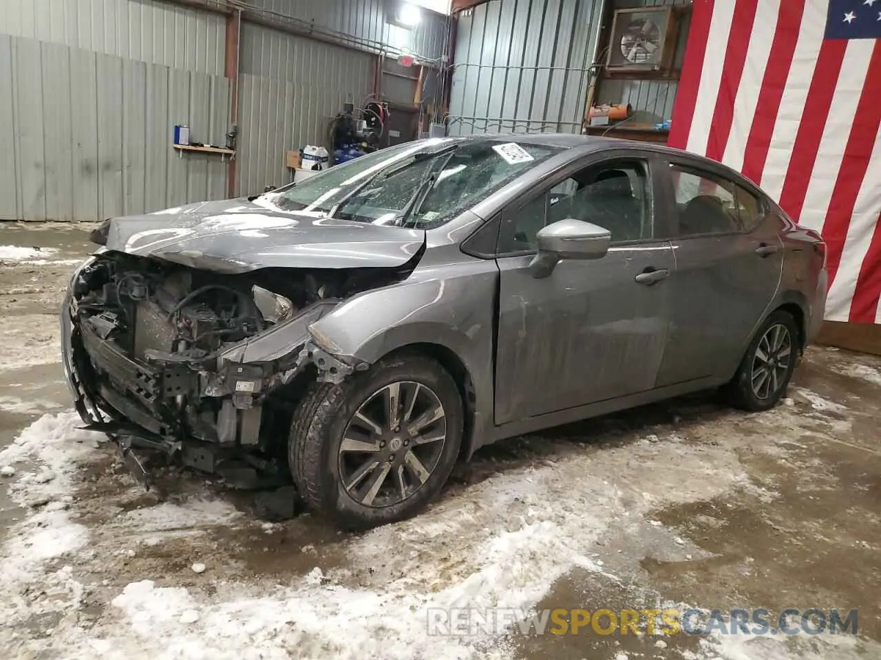 1 Фотография поврежденного автомобиля 3N1CN8EVXML924670 NISSAN VERSA 2021