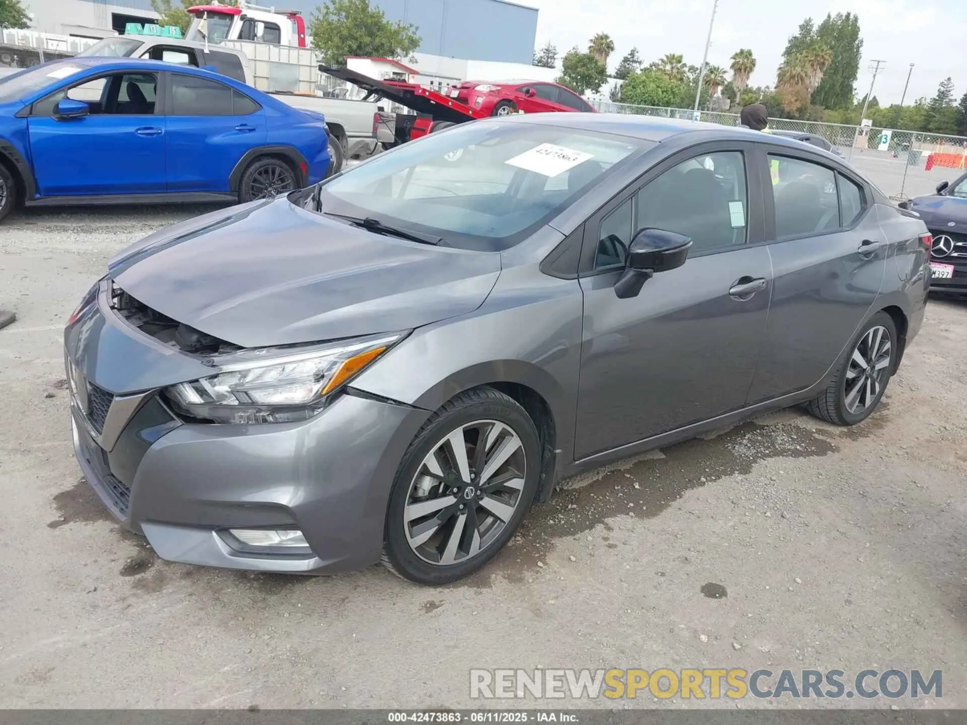 2 Фотография поврежденного автомобиля 3N1CN8FV0ML924370 NISSAN VERSA 2021