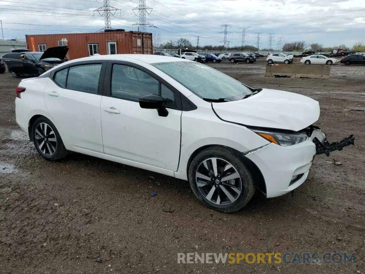 4 Photograph of a damaged car 3N1CN8FV2ML923513 NISSAN VERSA 2021