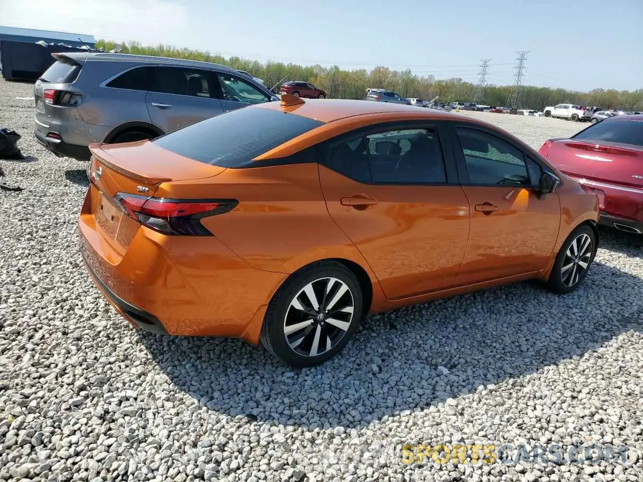 3 Photograph of a damaged car 3N1CN8FV5ML916605 NISSAN VERSA 2021