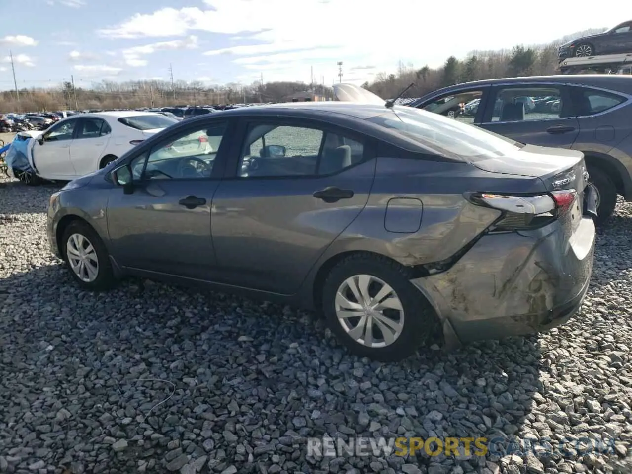 2 Photograph of a damaged car 3N1CN8BV8NL855905 NISSAN VERSA 2022