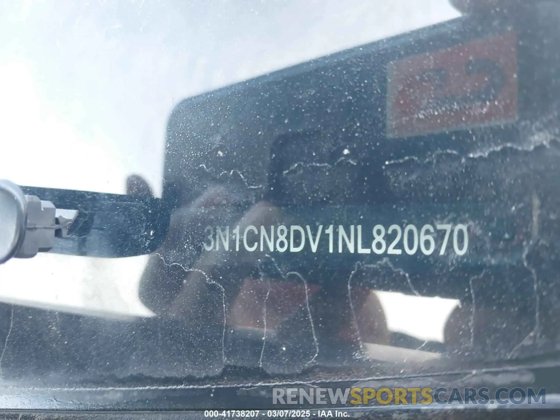 9 Фотография поврежденного автомобиля 3N1CN8DV1NL820670 NISSAN VERSA 2022