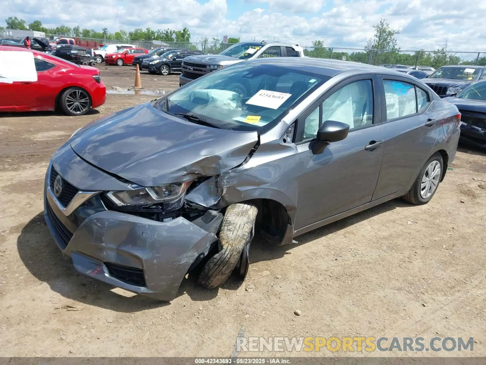 2 Фотография поврежденного автомобиля 3N1CN8DV1NL821494 NISSAN VERSA 2022
