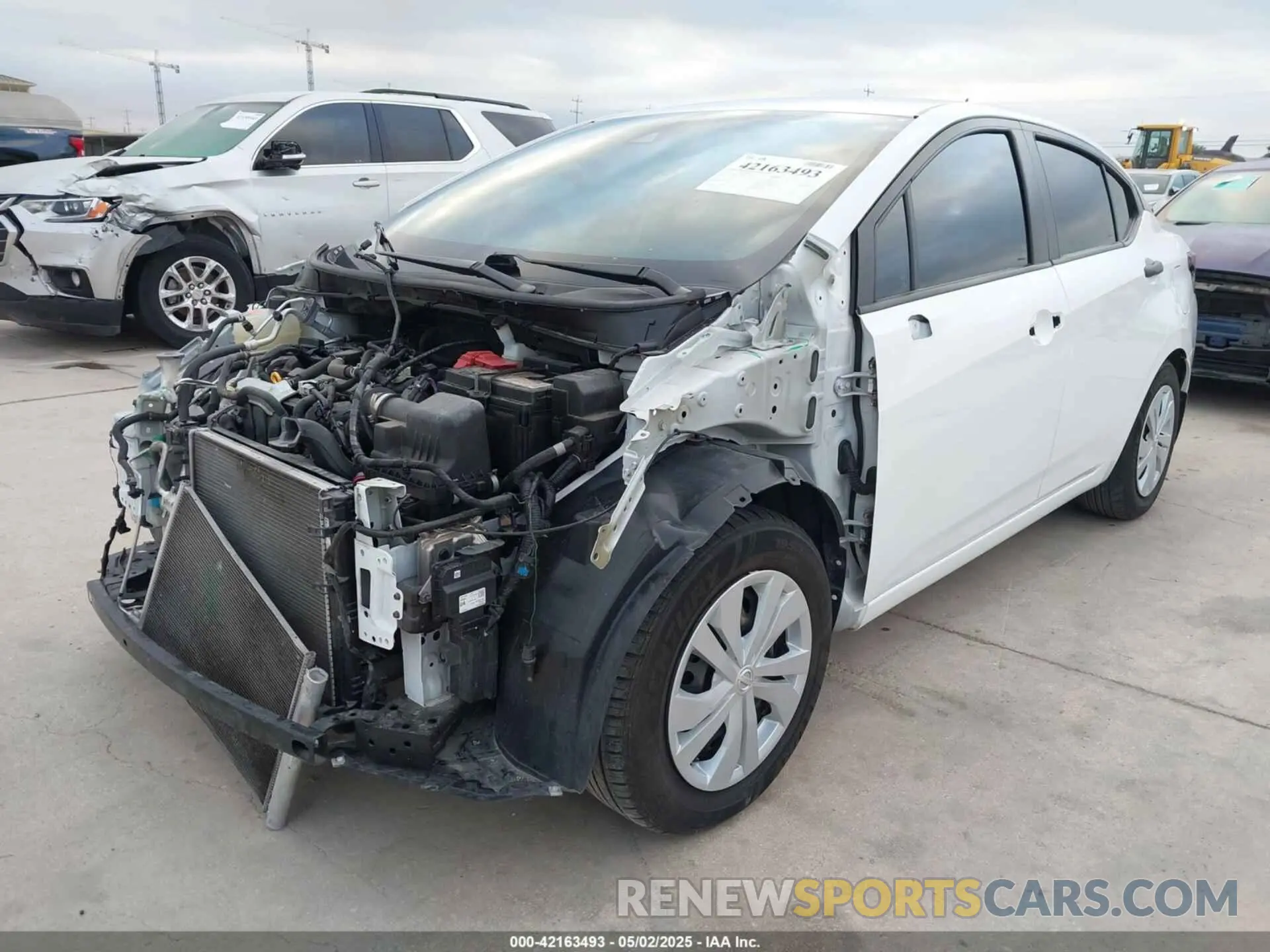 2 Photograph of a damaged car 3N1CN8DV2NL821813 NISSAN VERSA 2022
