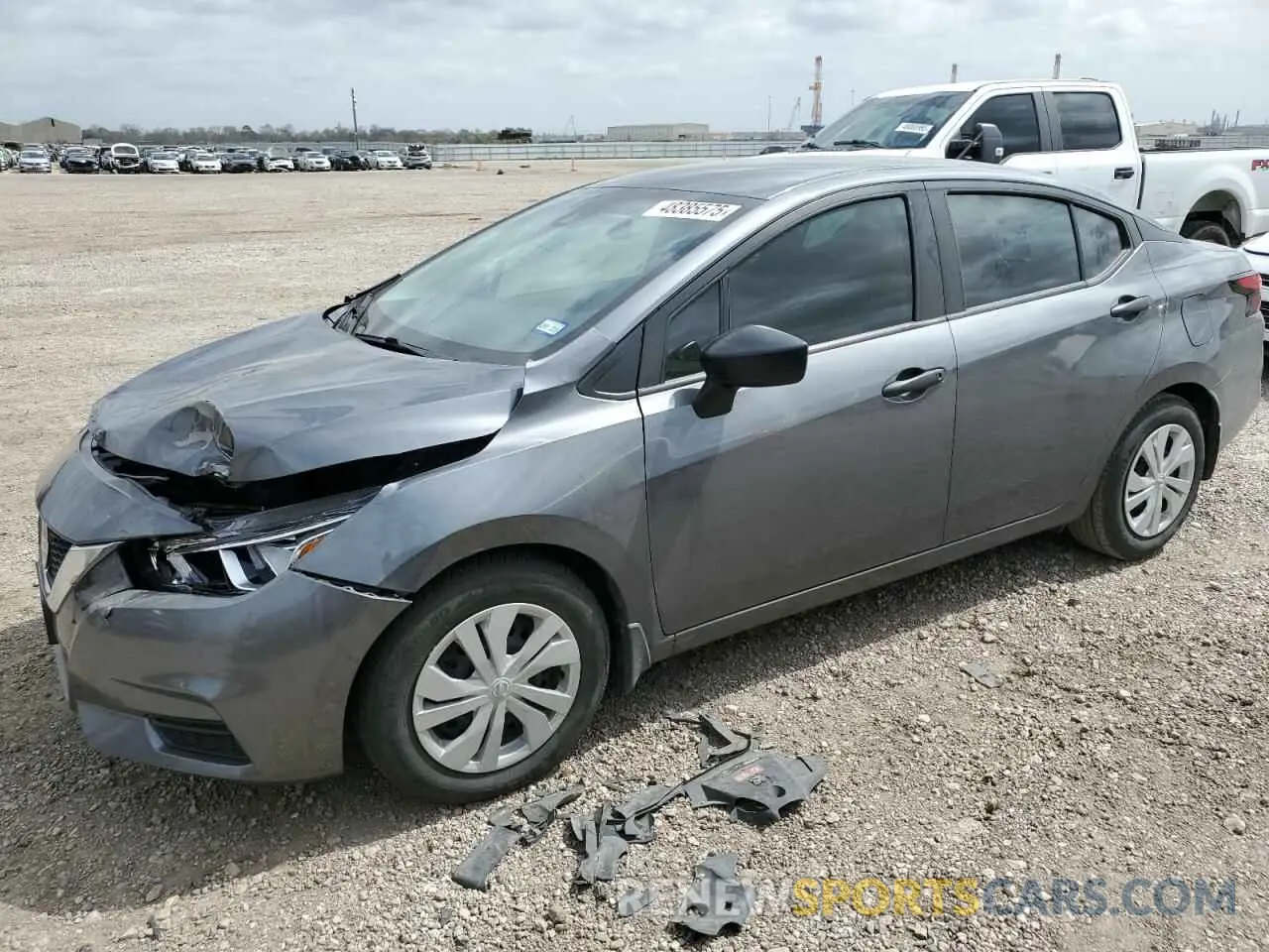 1 Photograph of a damaged car 3N1CN8DV4NL861665 NISSAN VERSA 2022