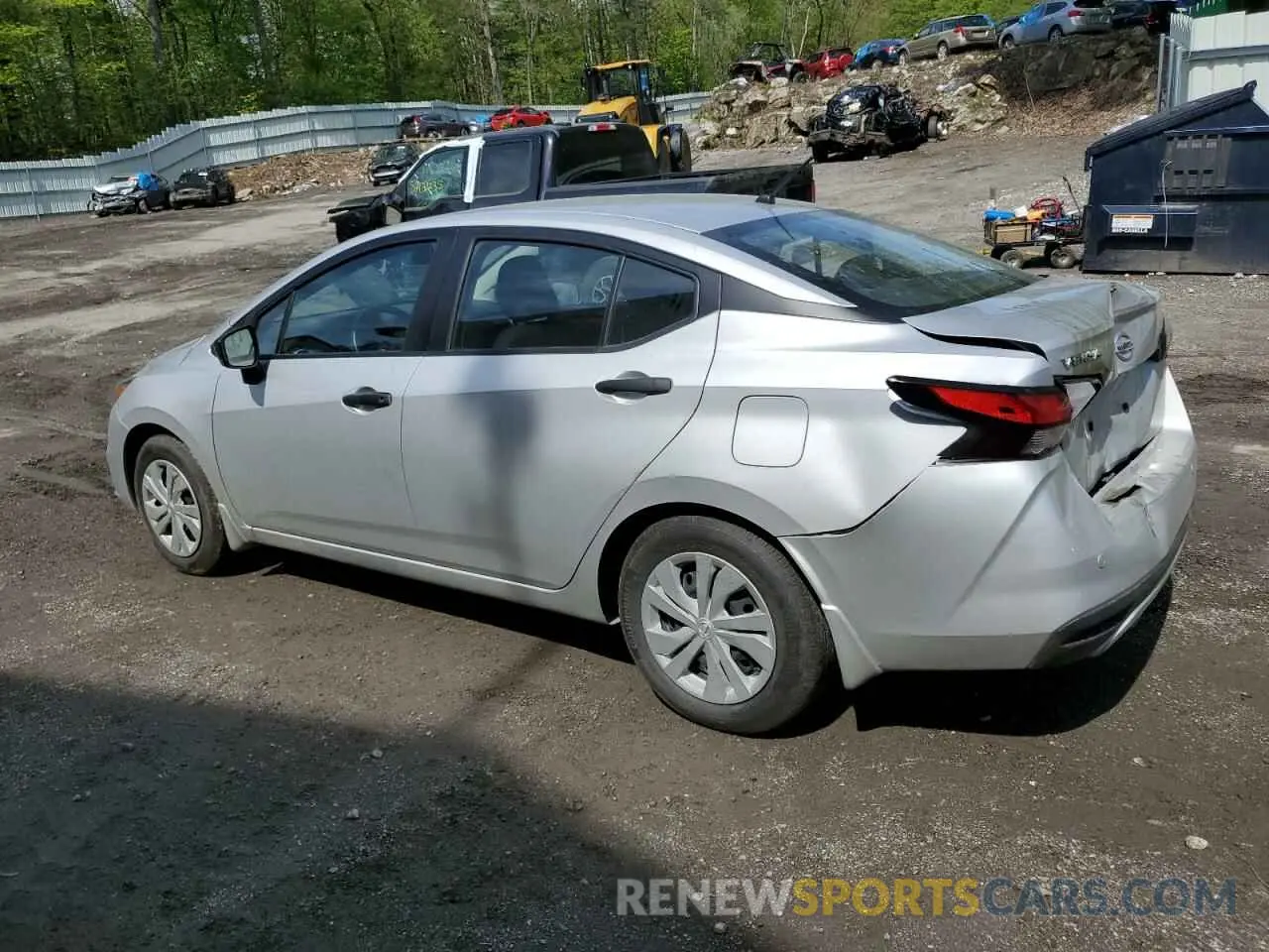 2 Photograph of a damaged car 3N1CN8DV6NL861215 NISSAN VERSA 2022
