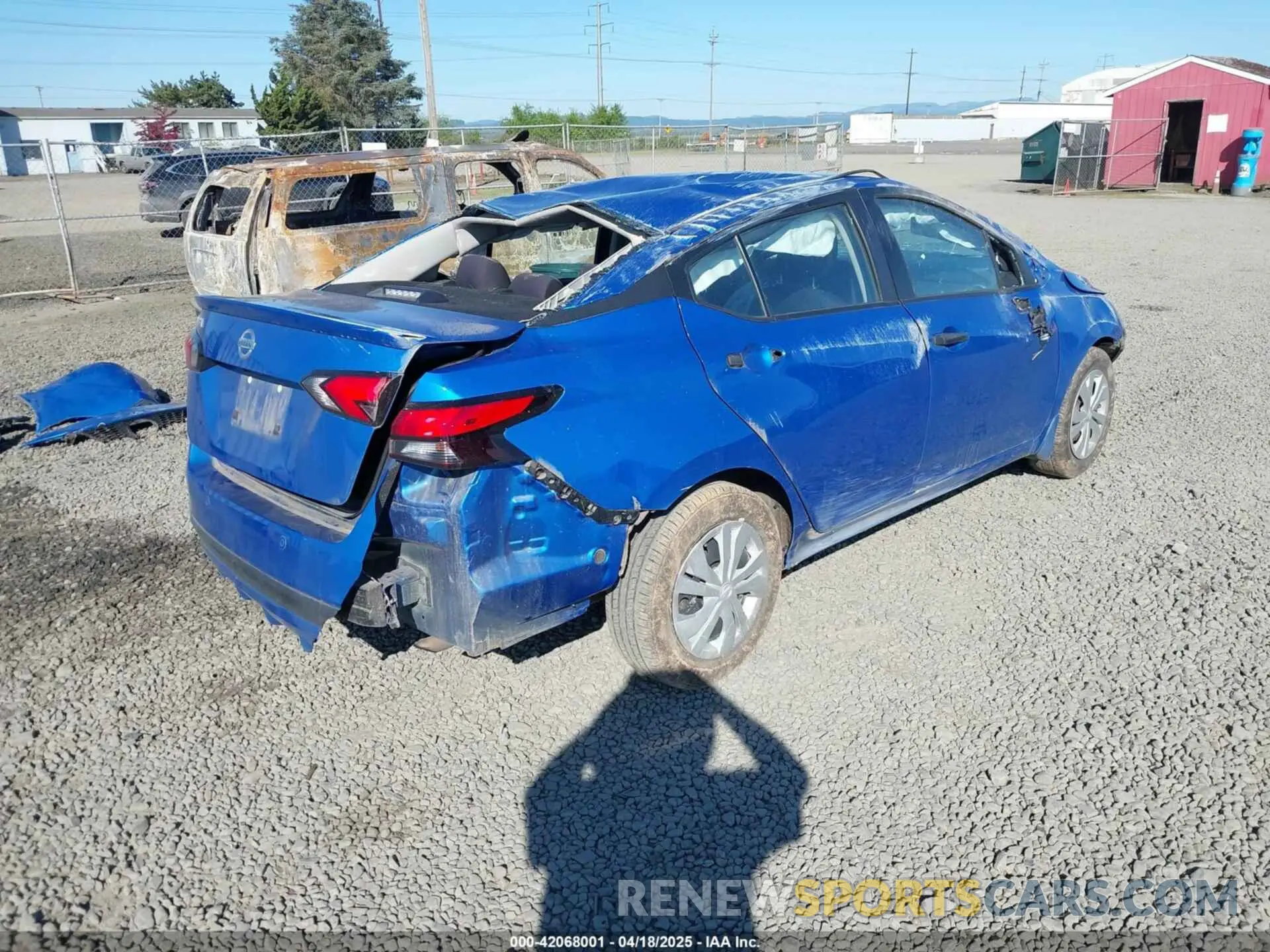 4 Photograph of a damaged car 3N1CN8DV7NL850935 NISSAN VERSA 2022