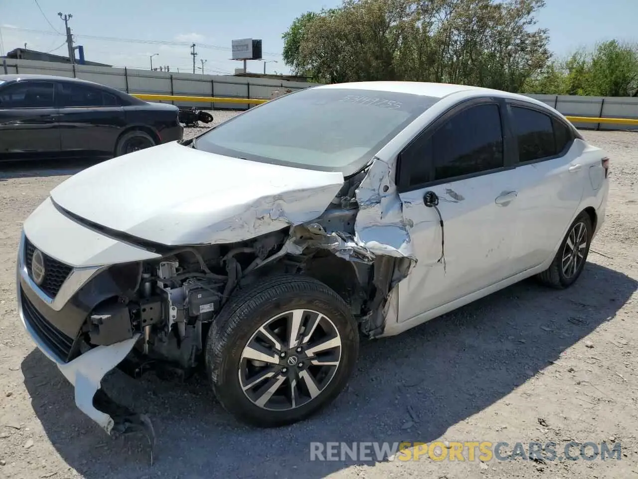 1 Photograph of a damaged car 3N1CN8EV1NL852274 NISSAN VERSA 2022