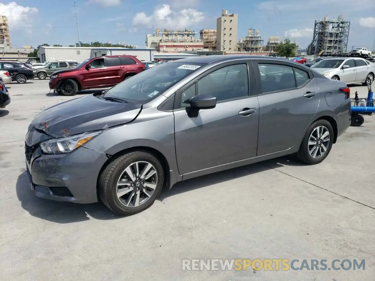 1 Photograph of a damaged car 3N1CN8EV3NL865981 NISSAN VERSA 2022