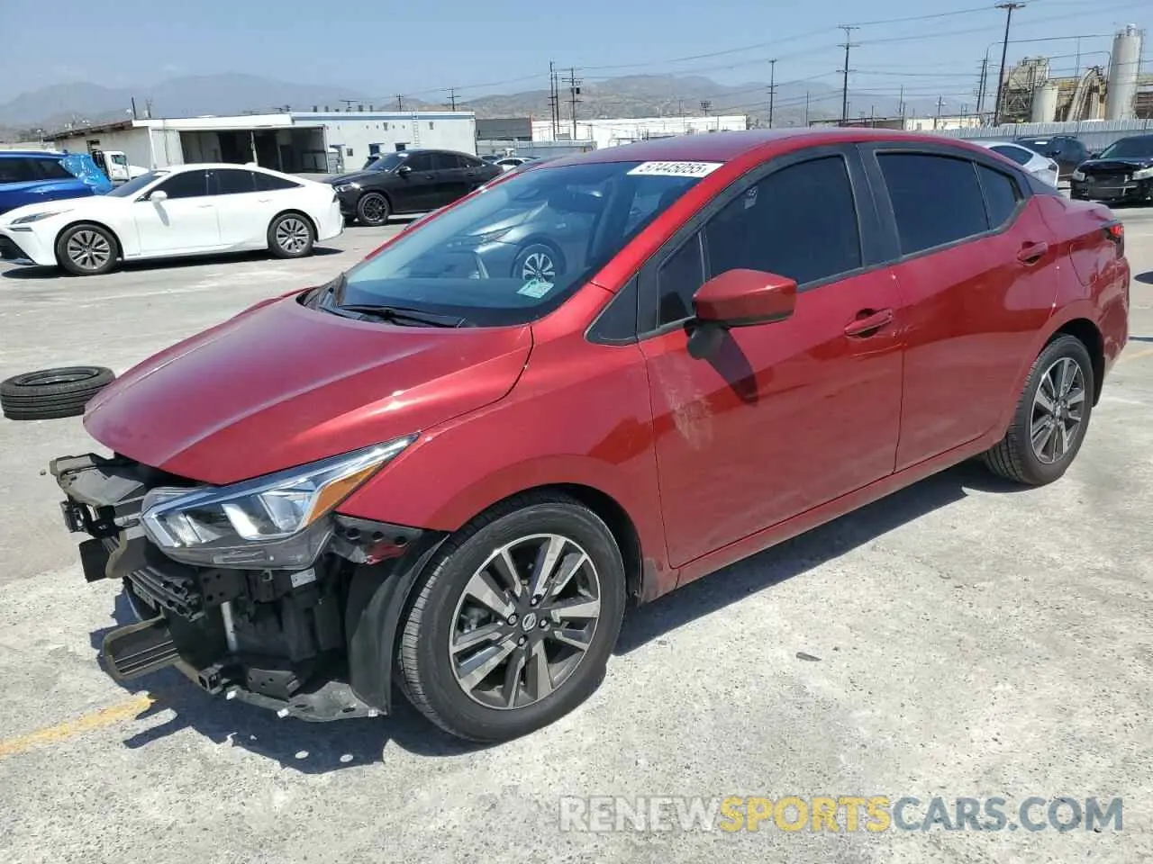 1 Photograph of a damaged car 3N1CN8EV5NL839771 NISSAN VERSA 2022