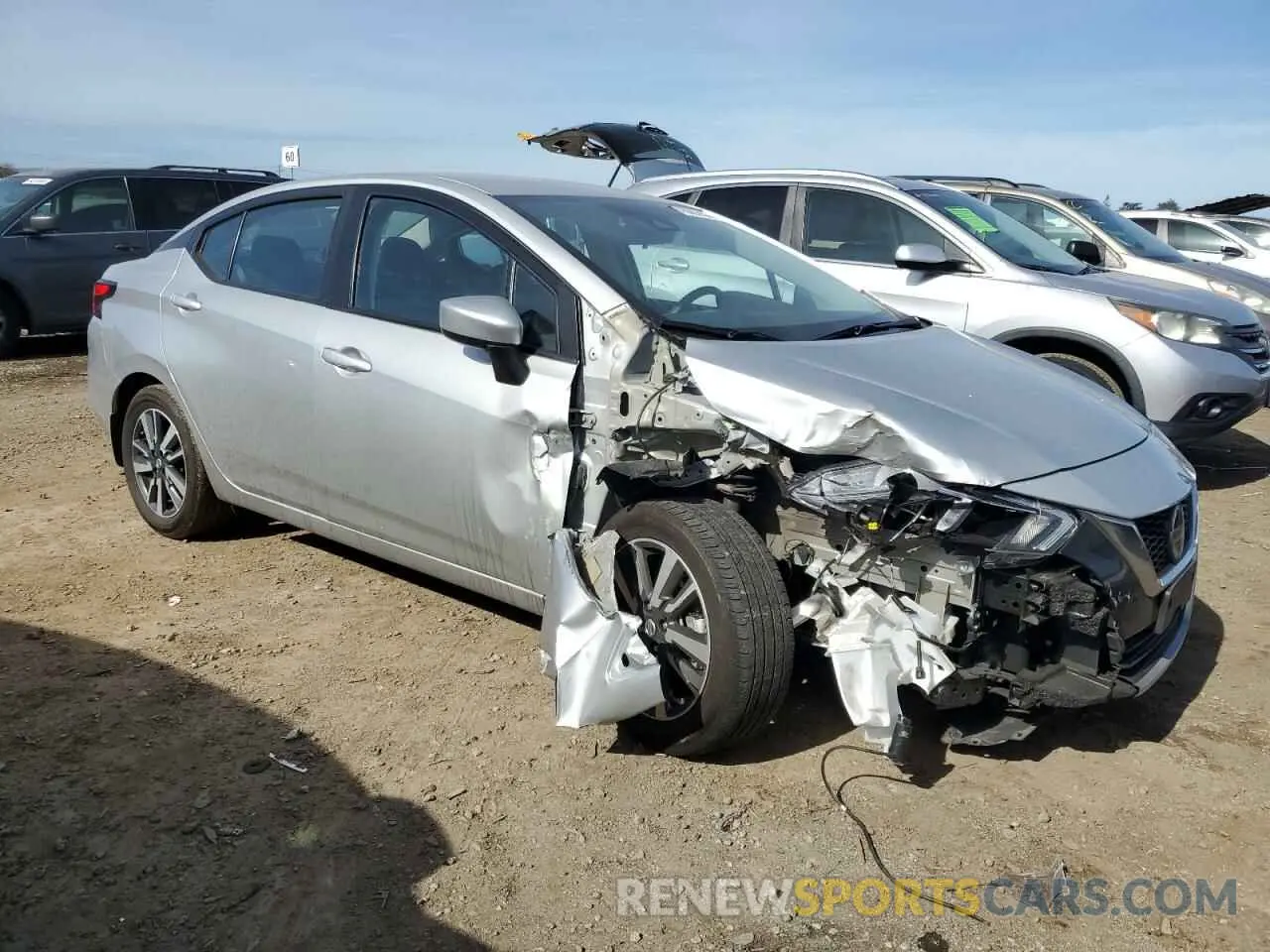 4 Photograph of a damaged car 3N1CN8EVXNL821041 NISSAN VERSA 2022