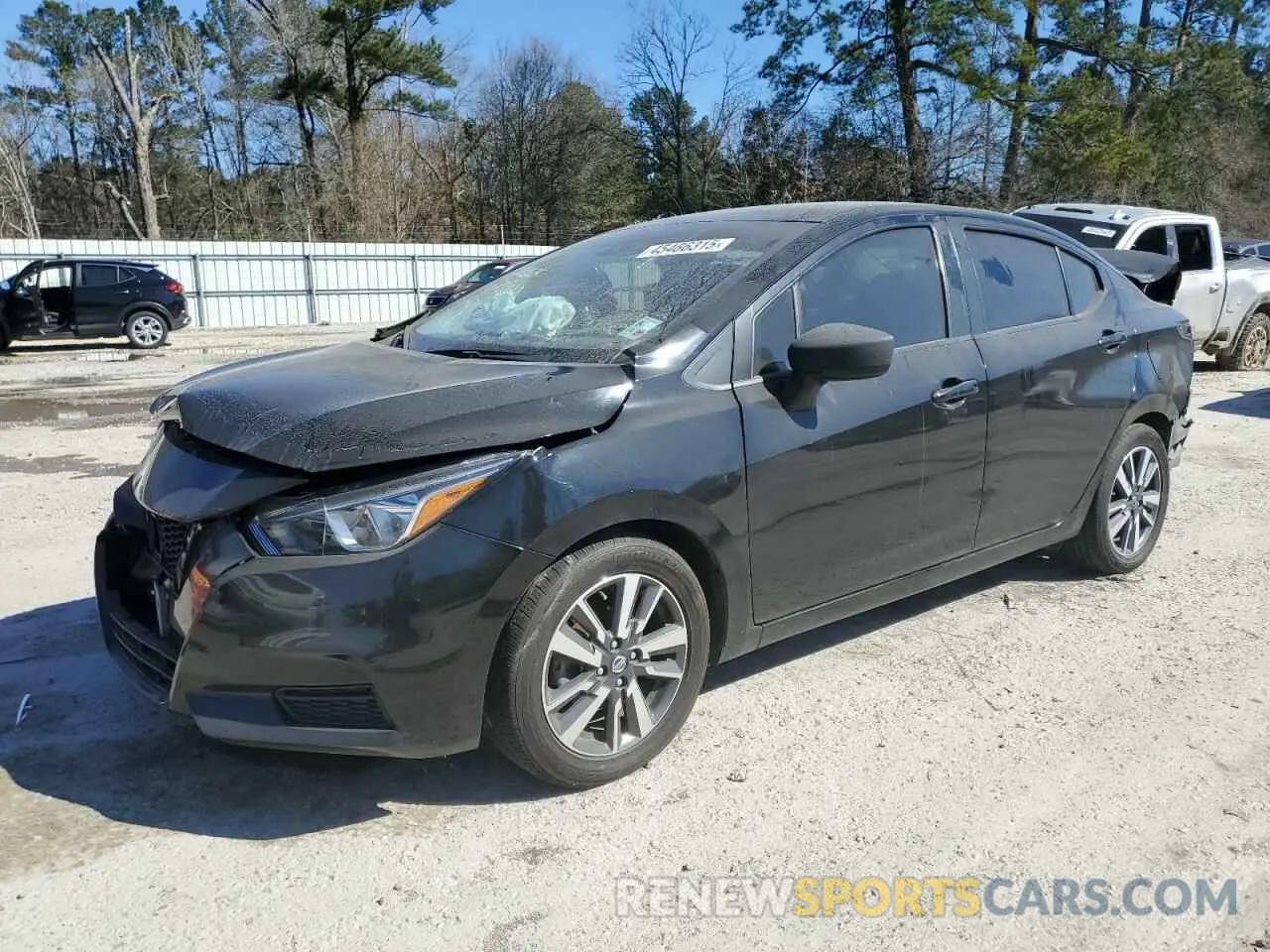 1 Photograph of a damaged car 3N1CN8EVXNL827020 NISSAN VERSA 2022