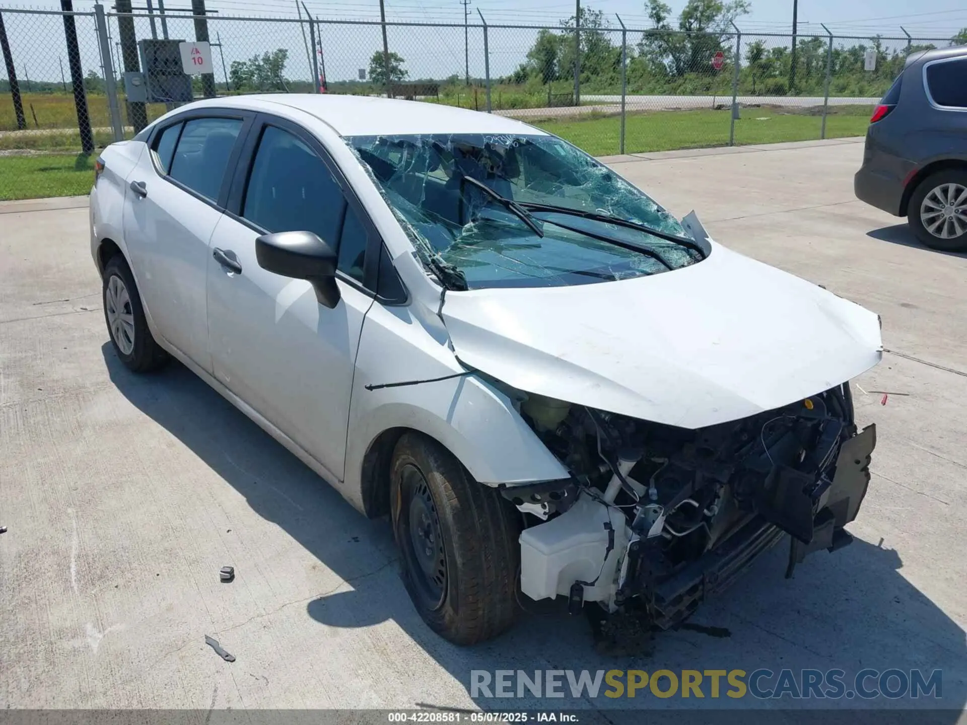 1 Photograph of a damaged car 3N1CN8DV2PL823290 NISSAN VERSA 2023