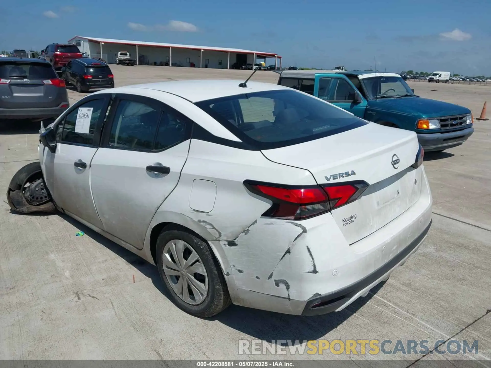 3 Photograph of a damaged car 3N1CN8DV2PL823290 NISSAN VERSA 2023