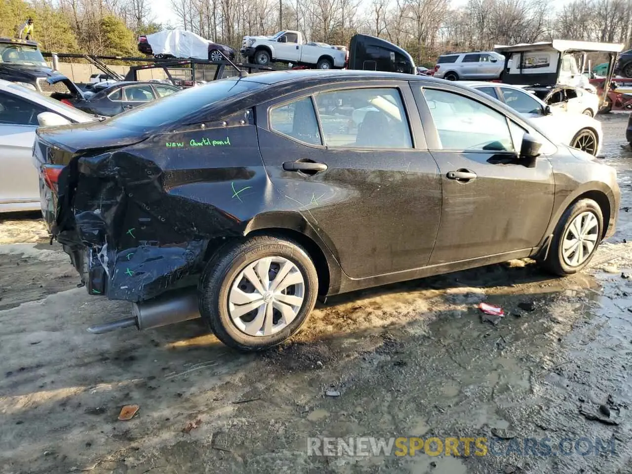 3 Фотография поврежденного автомобиля 3N1CN8DV3PL814209 NISSAN VERSA 2023