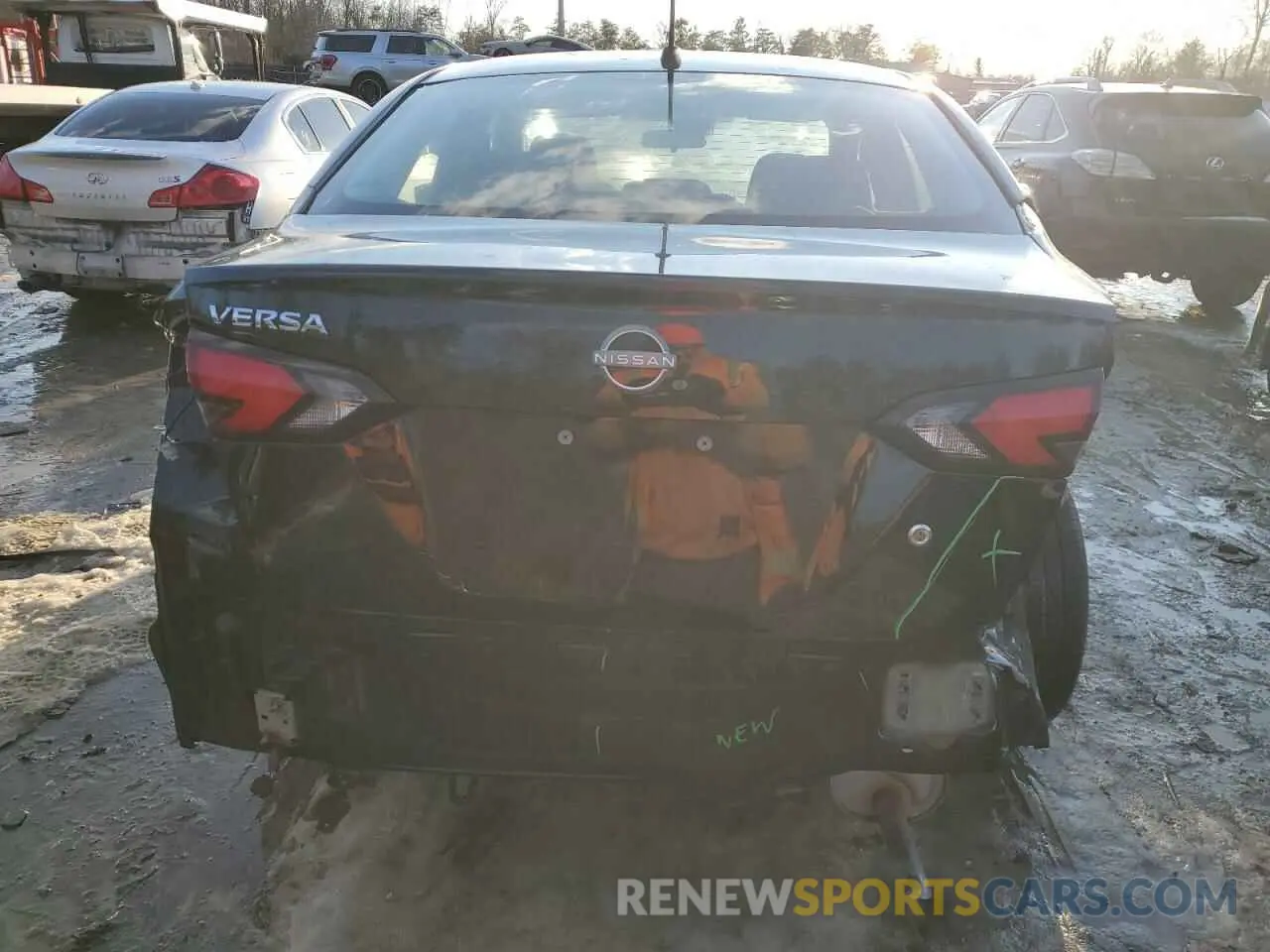 6 Фотография поврежденного автомобиля 3N1CN8DV3PL814209 NISSAN VERSA 2023