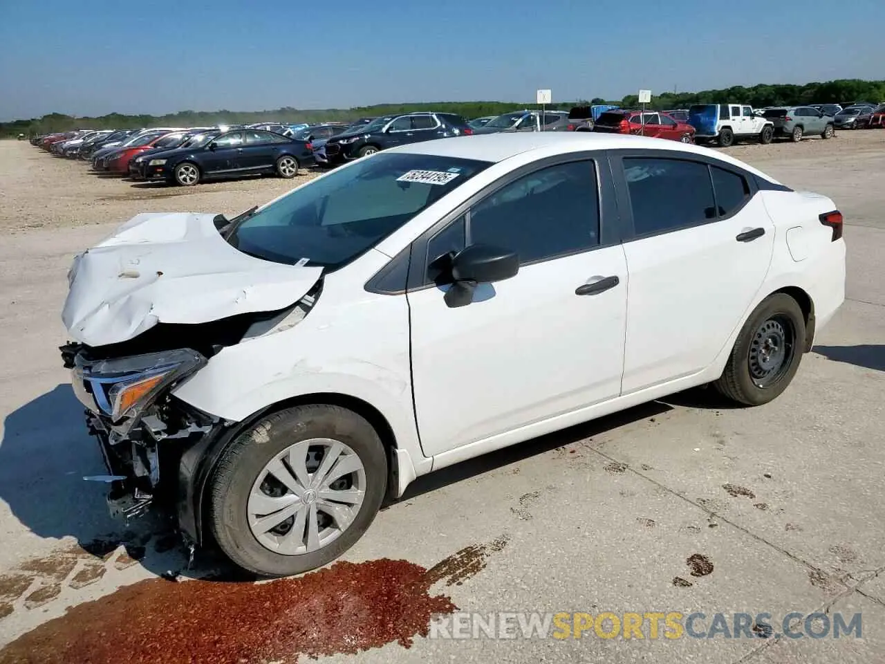 1 Photograph of a damaged car 3N1CN8DV3PL837389 NISSAN VERSA 2023