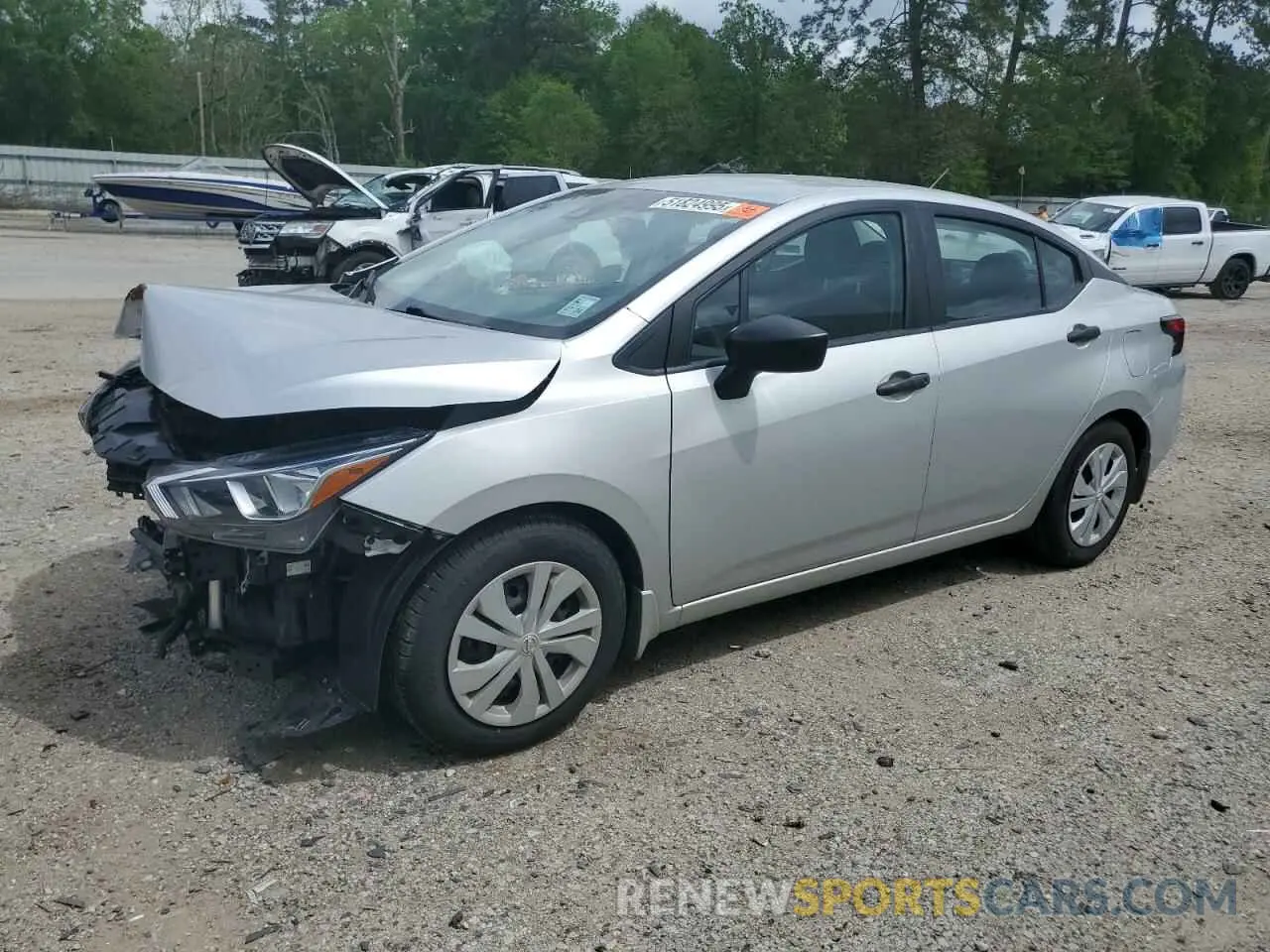 1 Photograph of a damaged car 3N1CN8DV6PL857166 NISSAN VERSA 2023