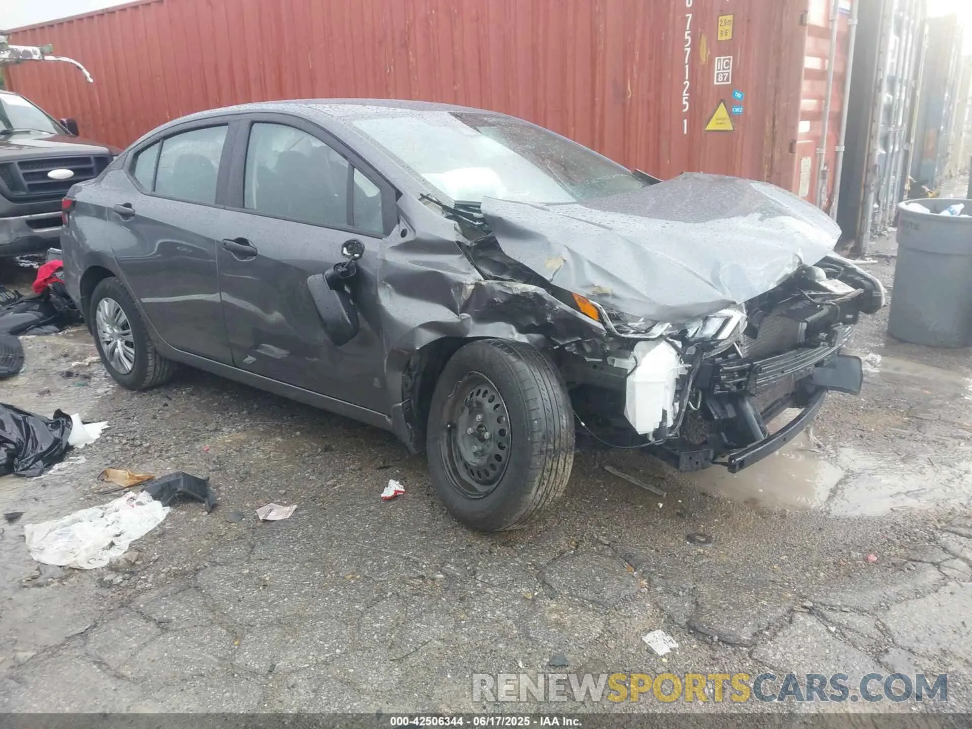 1 Photograph of a damaged car 3N1CN8DV6PL870922 NISSAN VERSA 2023