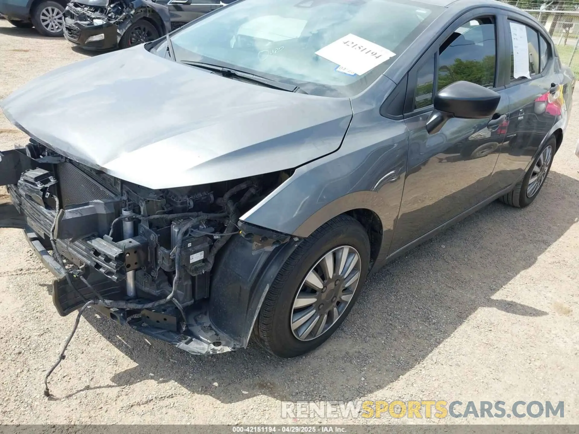 2 Photograph of a damaged car 3N1CN8DV8PL831846 NISSAN VERSA 2023