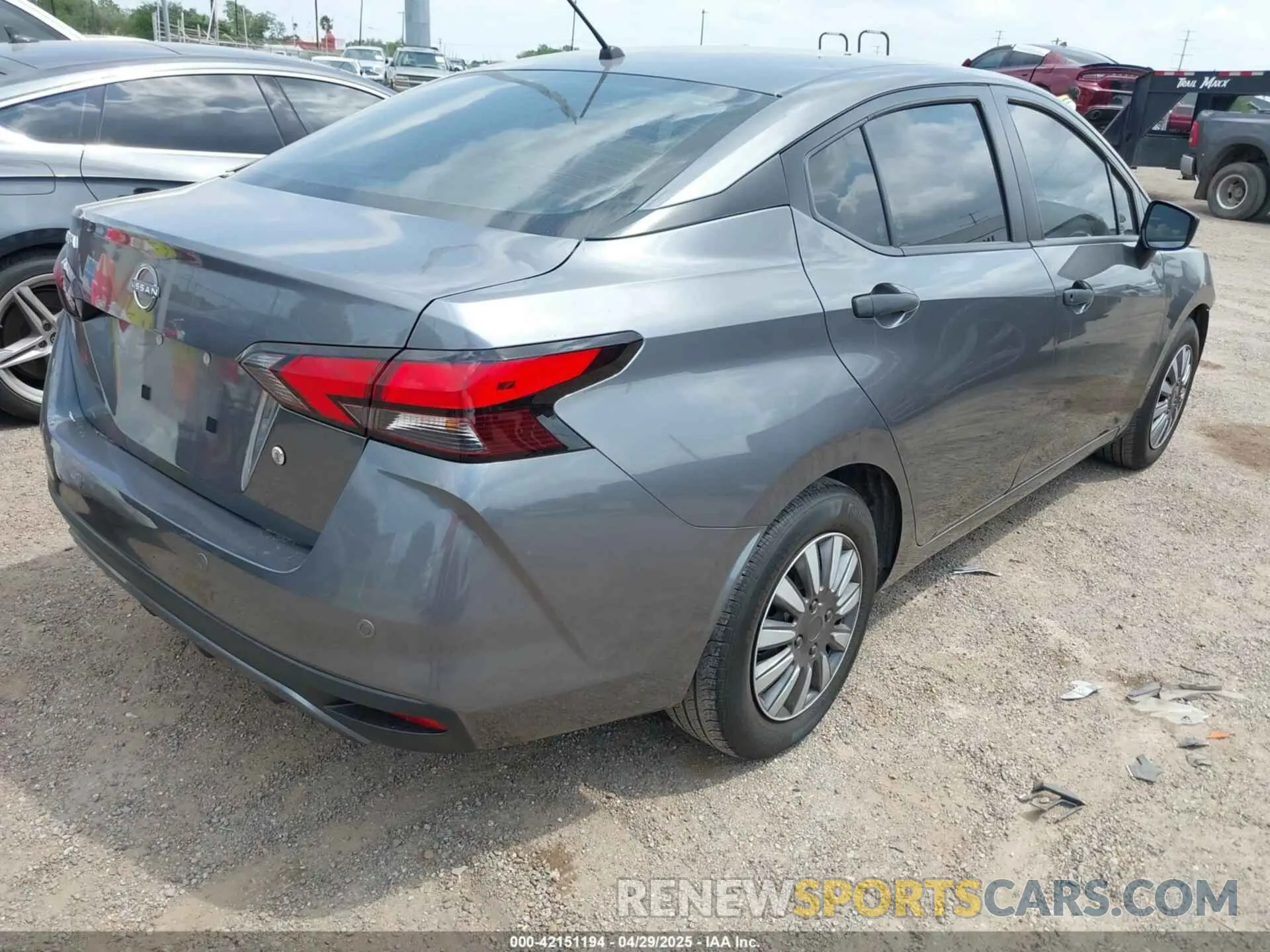 4 Photograph of a damaged car 3N1CN8DV8PL831846 NISSAN VERSA 2023
