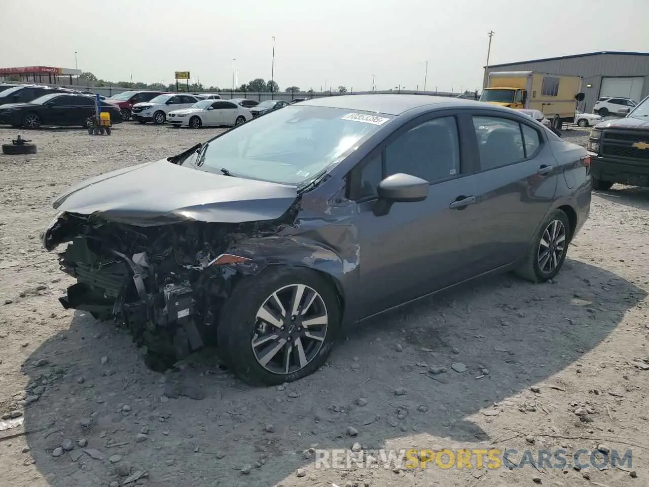 1 Photograph of a damaged car 3N1CN8EV0PL844203 NISSAN VERSA 2023
