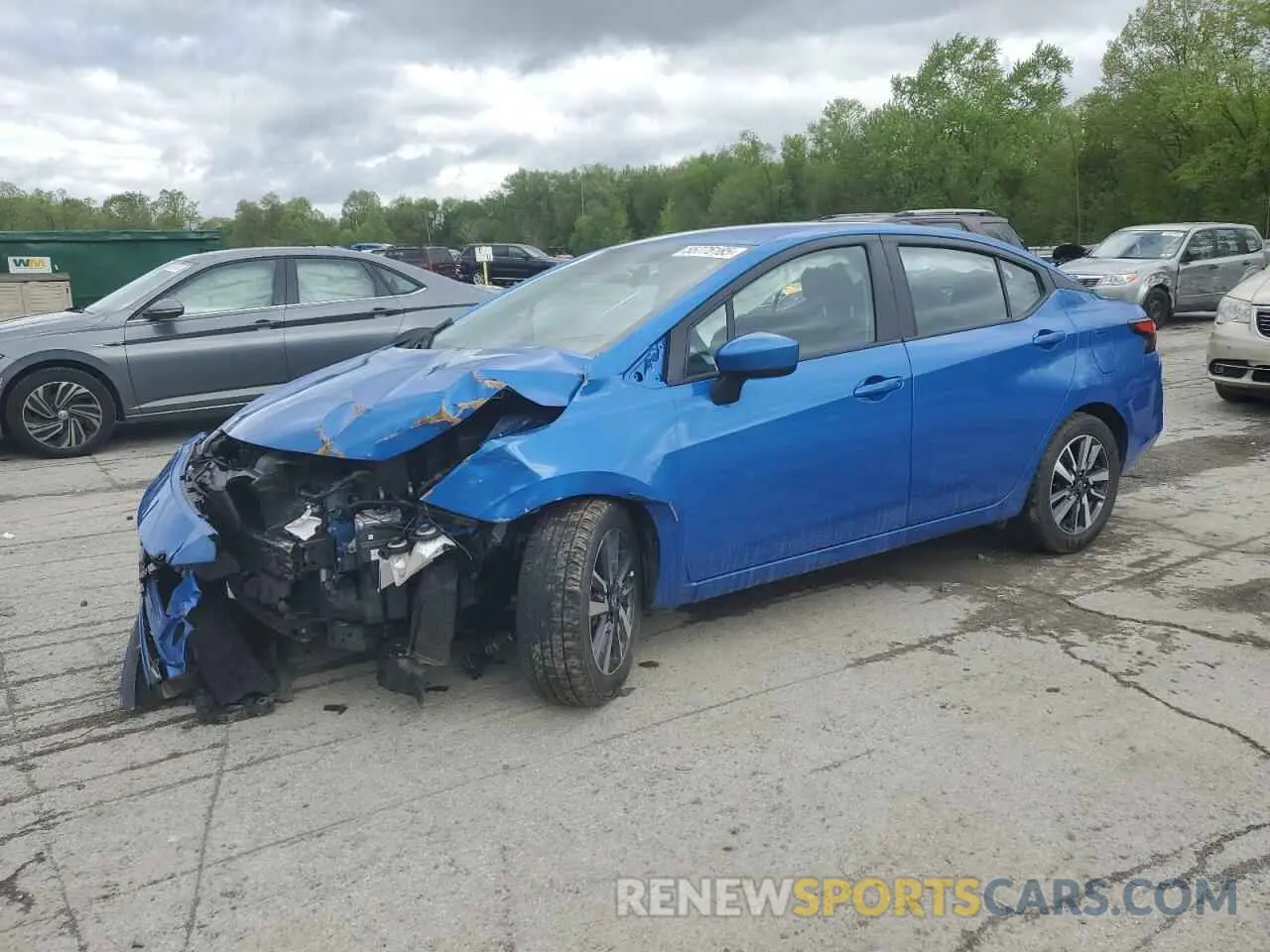 1 Photograph of a damaged car 3N1CN8EV2PL827659 NISSAN VERSA 2023