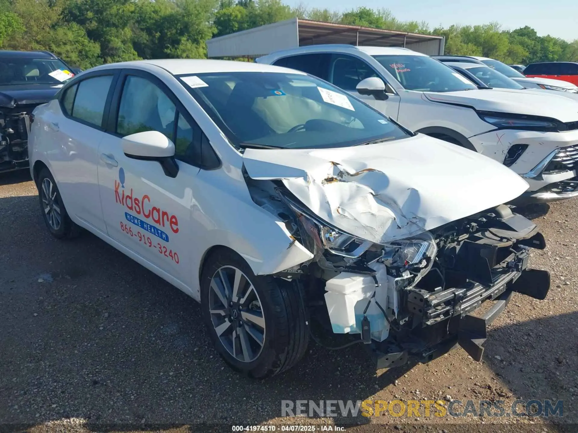 1 Photograph of a damaged car 3N1CN8EV5PL855603 NISSAN VERSA 2023
