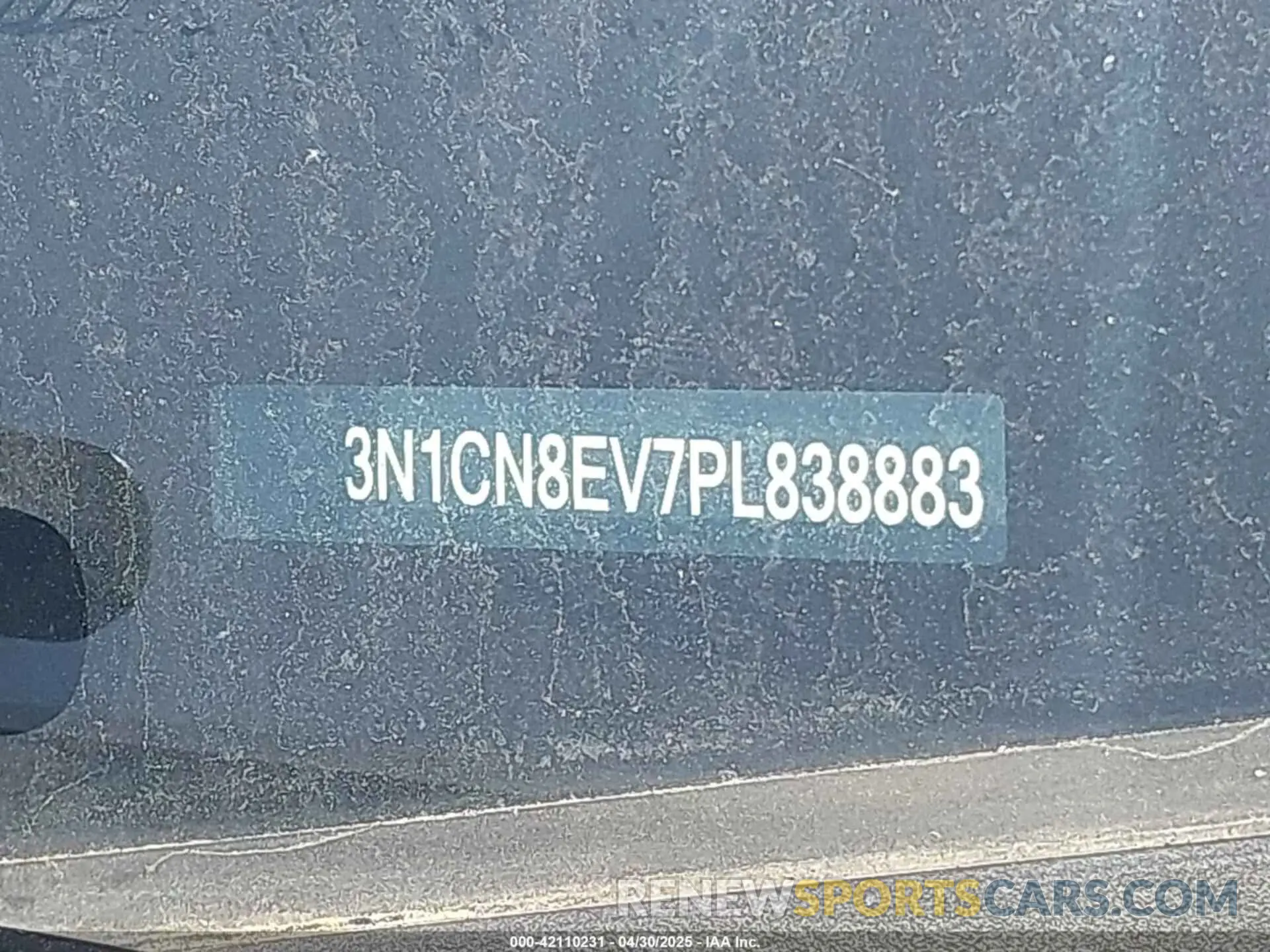 9 Photograph of a damaged car 3N1CN8EV7PL838883 NISSAN VERSA 2023