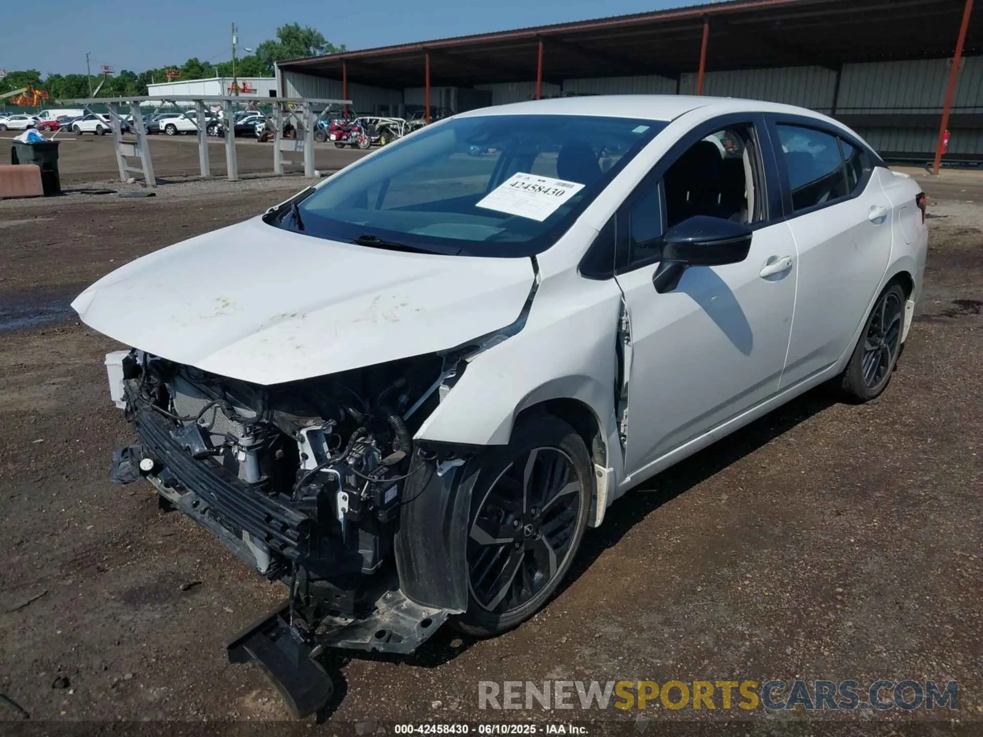 2 Photograph of a damaged car 3N1CN8FV4PL870186 NISSAN VERSA 2023