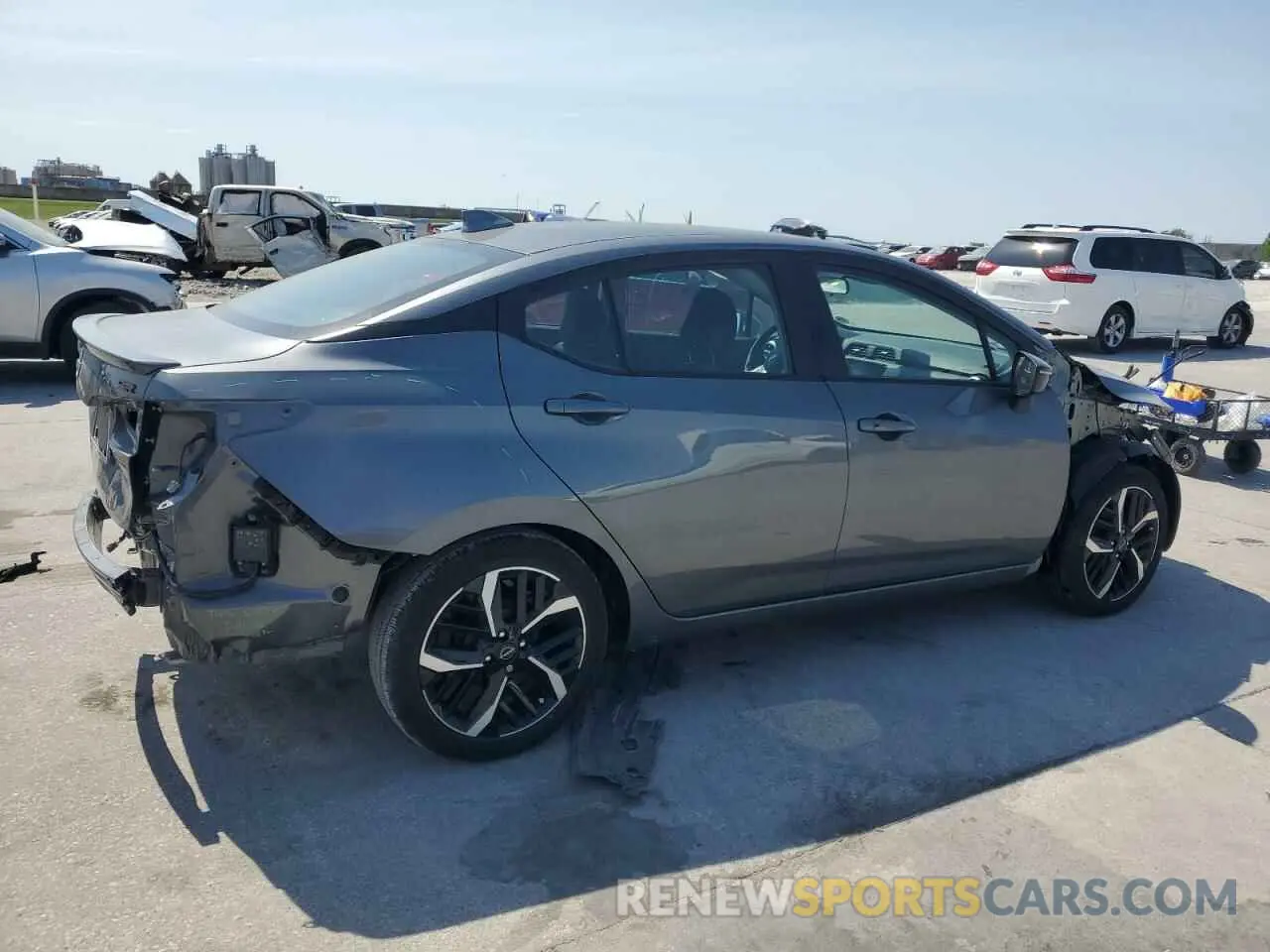 3 Photograph of a damaged car 3N1CN8FV6PL846469 NISSAN VERSA 2023
