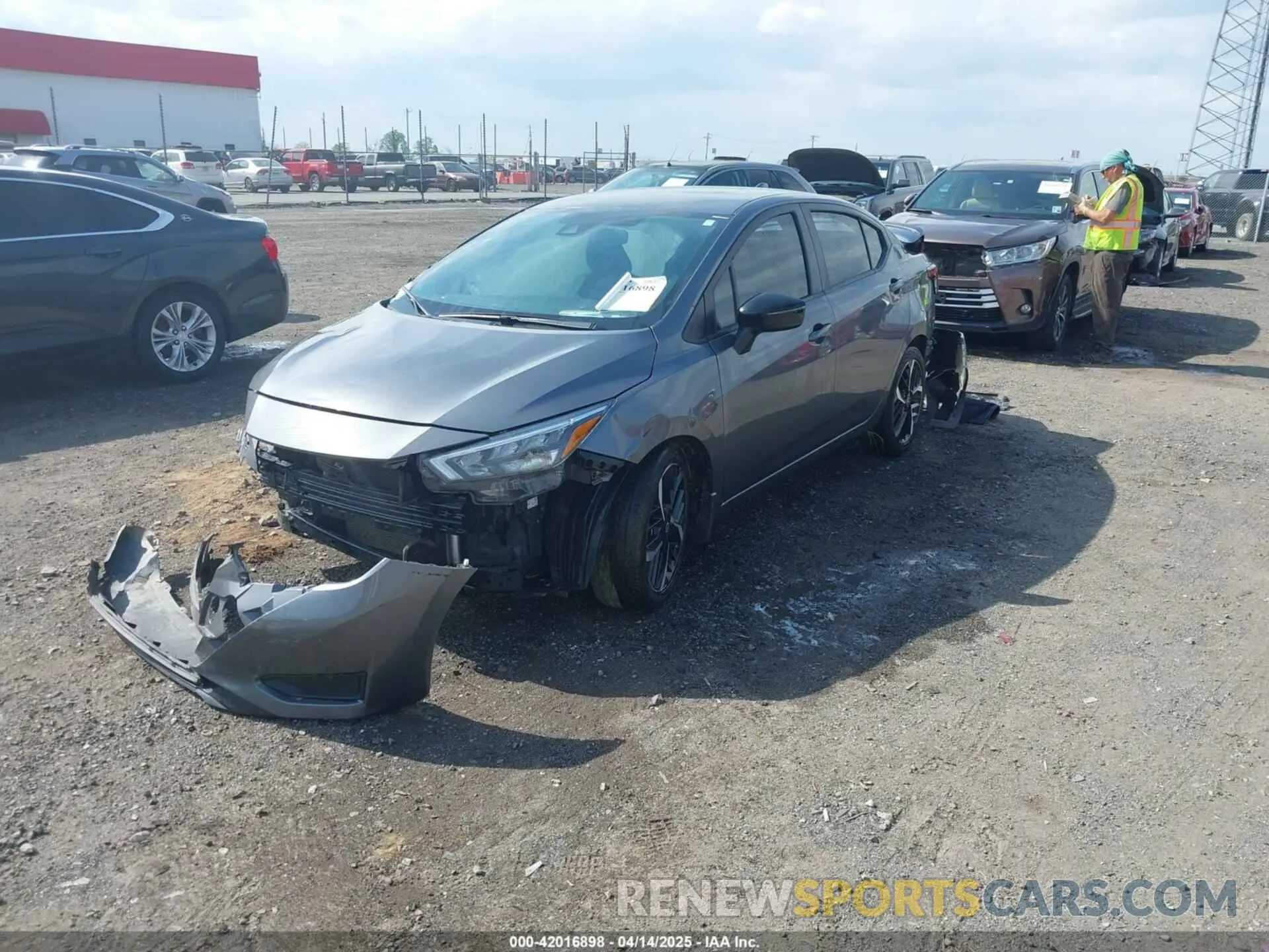 2 Фотография поврежденного автомобиля 3N1CN8FV9PL860303 NISSAN VERSA 2023