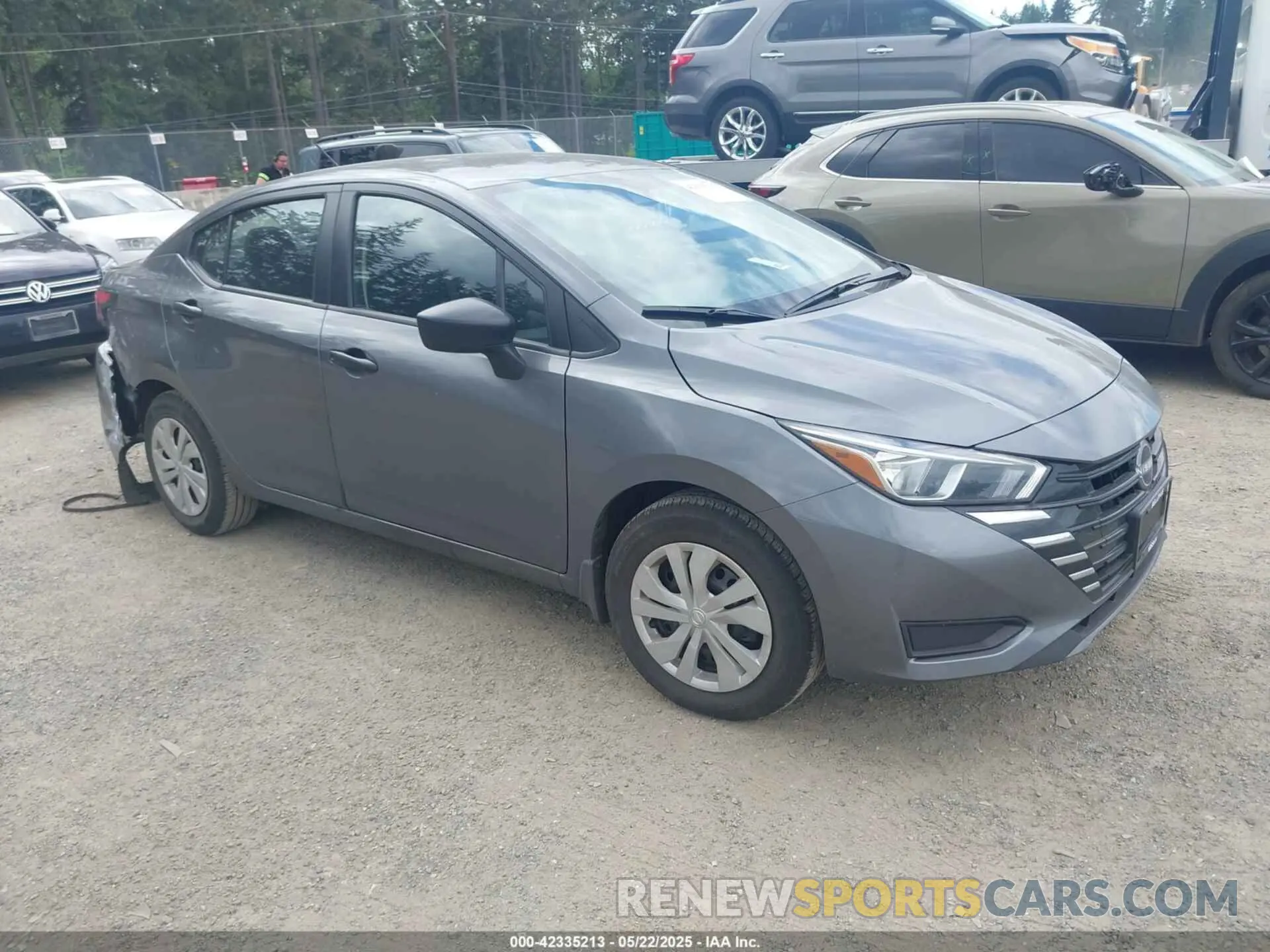 1 Photograph of a damaged car 3N1CN8BV9RL839816 NISSAN VERSA 2024