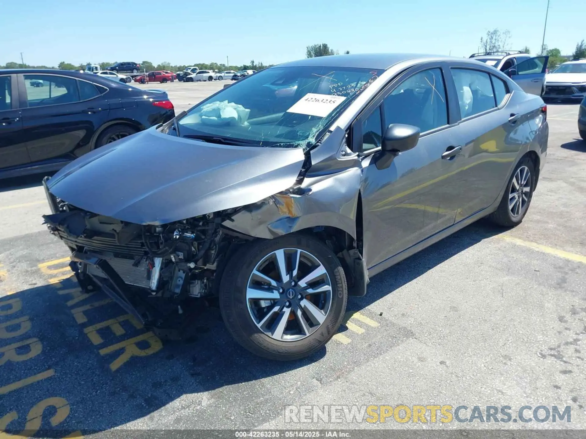 2 Photograph of a damaged car 3N1CN8DV1RL930690 NISSAN VERSA 2024