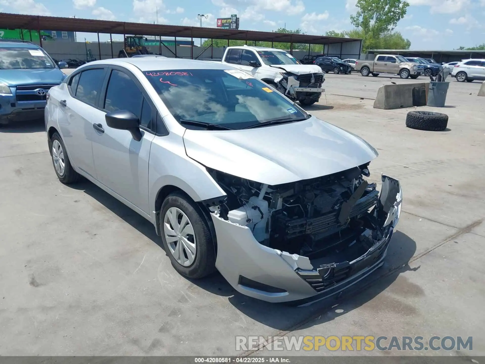 1 Фотография поврежденного автомобиля 3N1CN8DV2RL841405 NISSAN VERSA 2024