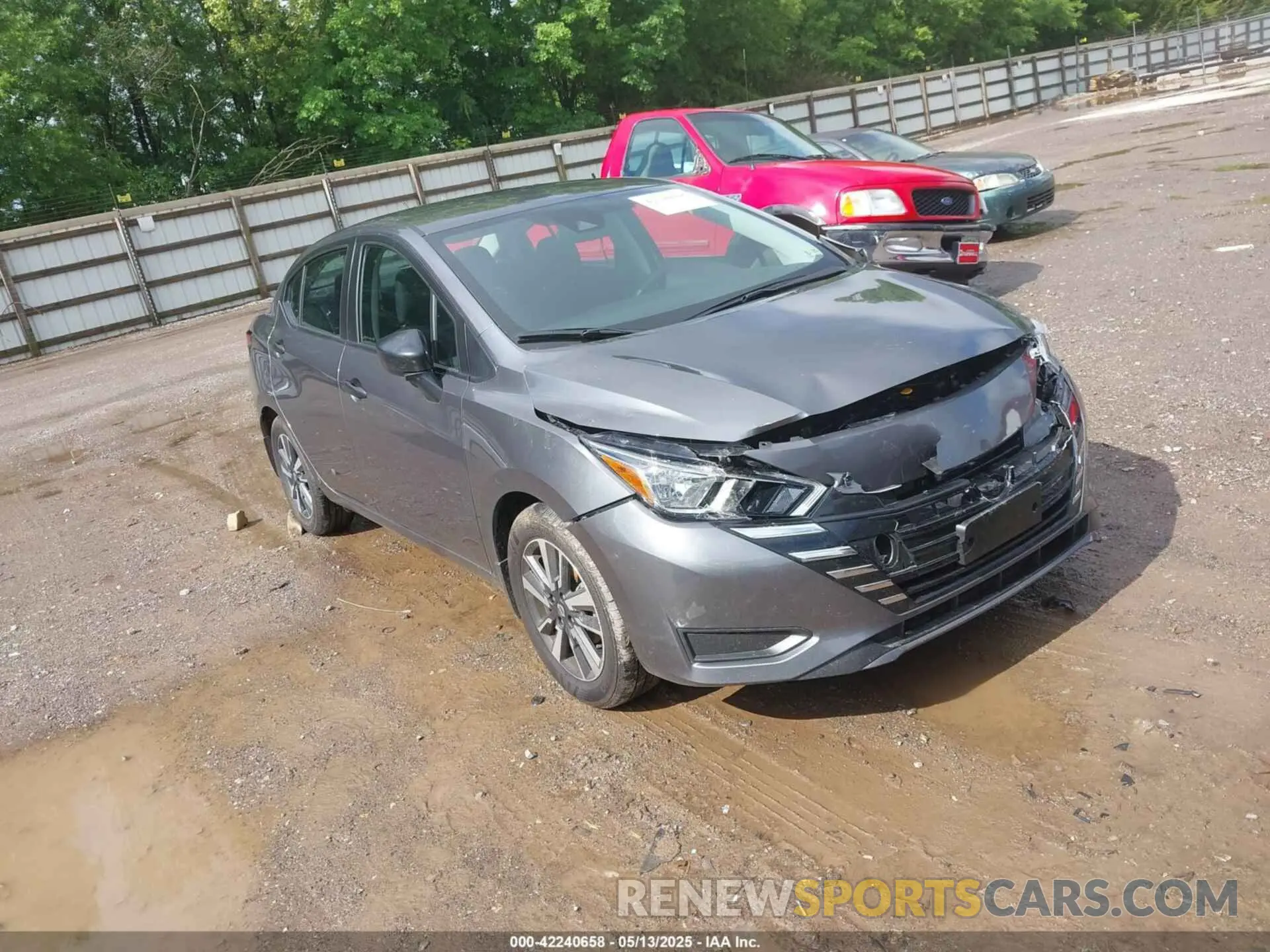 1 Photograph of a damaged car 3N1CN8DV2RL903207 NISSAN VERSA 2024
