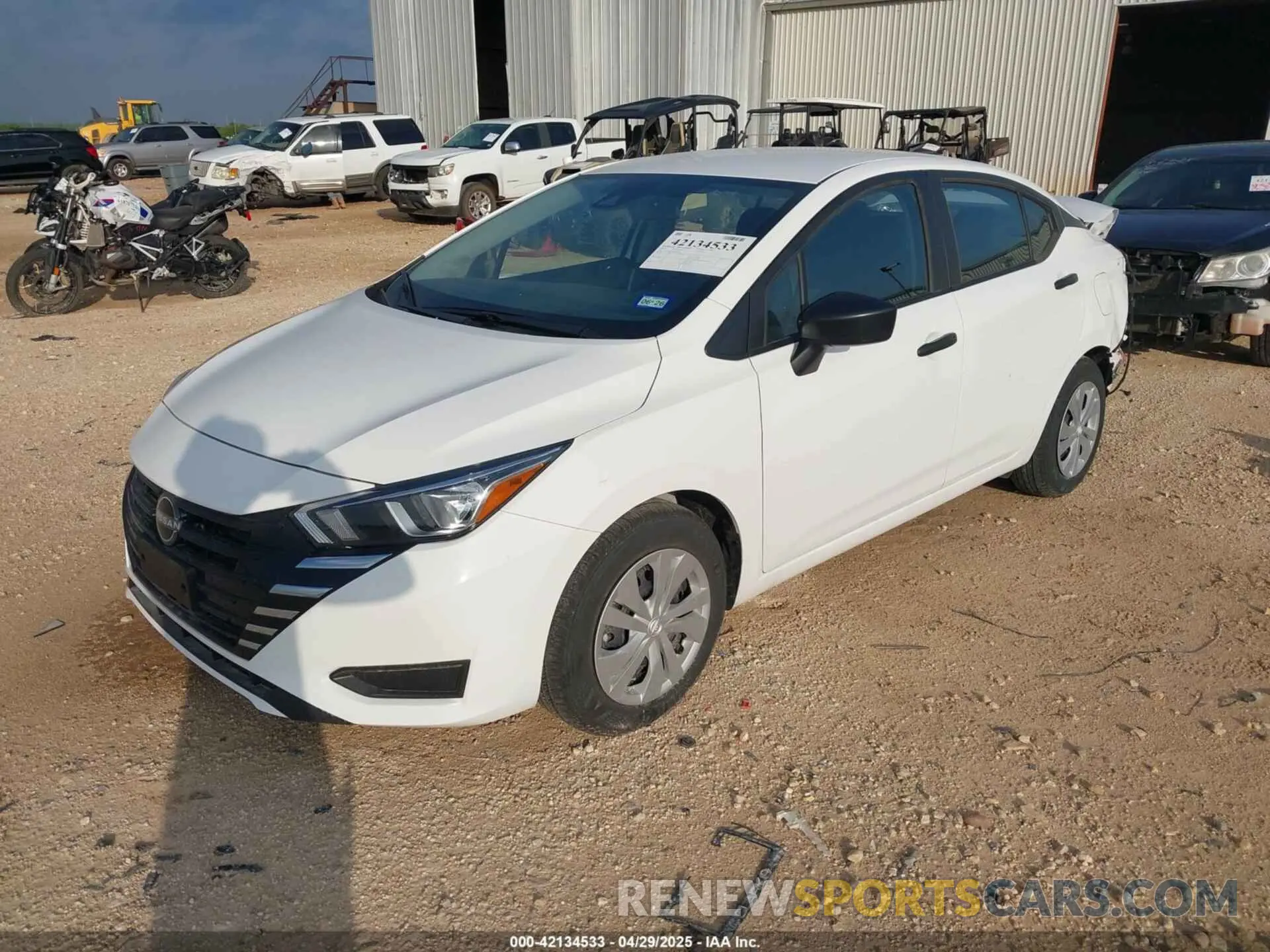 2 Photograph of a damaged car 3N1CN8DV3RL912000 NISSAN VERSA 2024