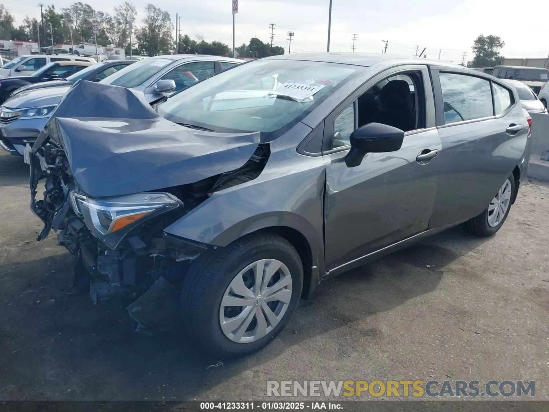 2 Photograph of a damaged car 3N1CN8DV6RL845165 NISSAN VERSA 2024