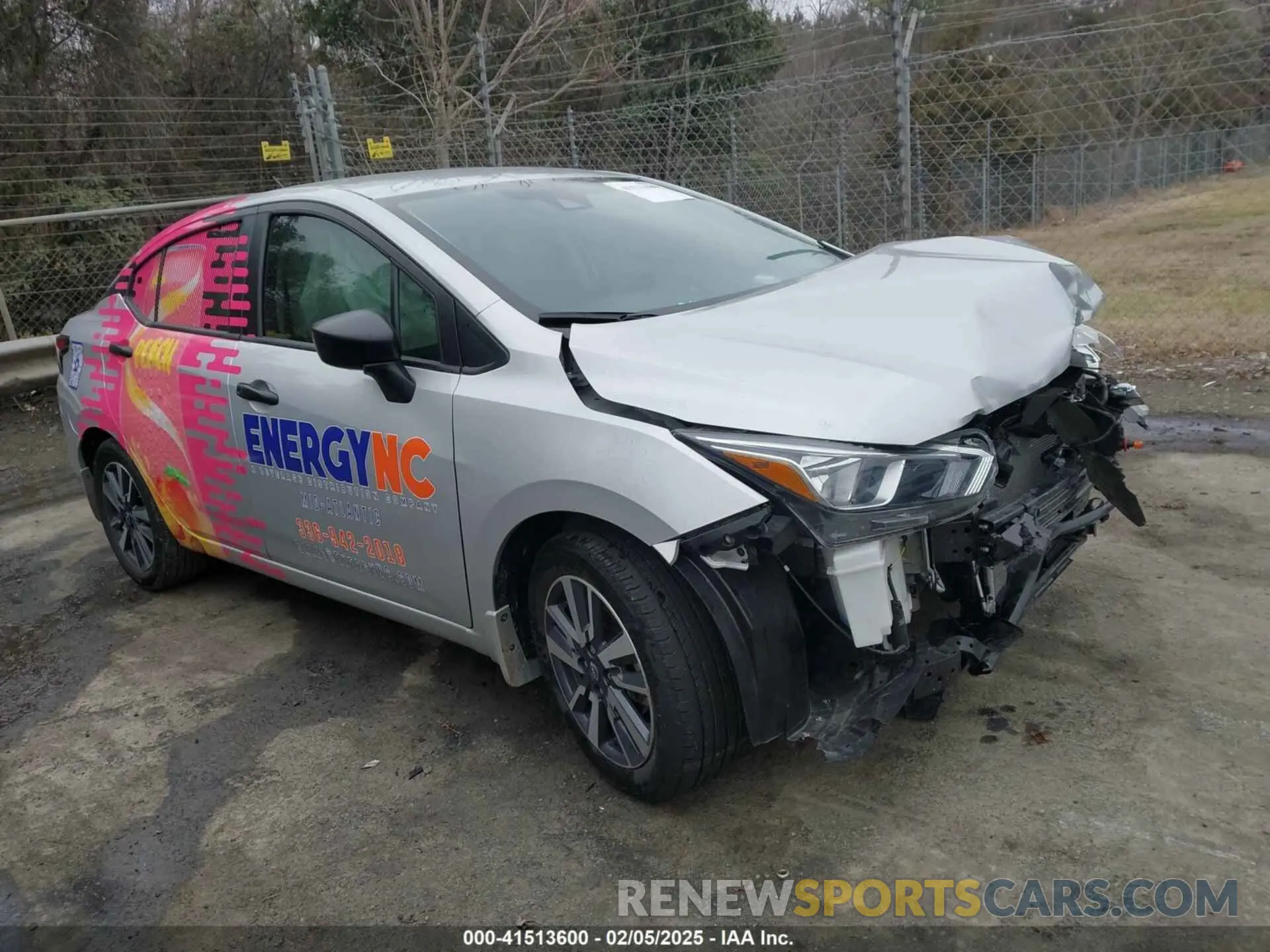 1 Photograph of a damaged car 3N1CN8DV6RL848759 NISSAN VERSA 2024