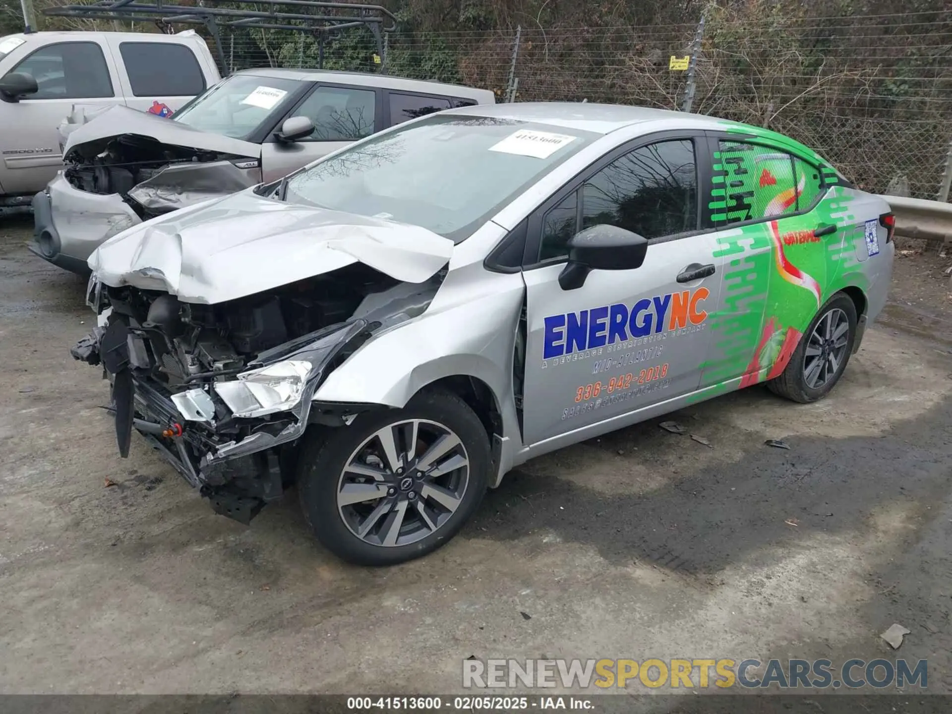 2 Photograph of a damaged car 3N1CN8DV6RL848759 NISSAN VERSA 2024