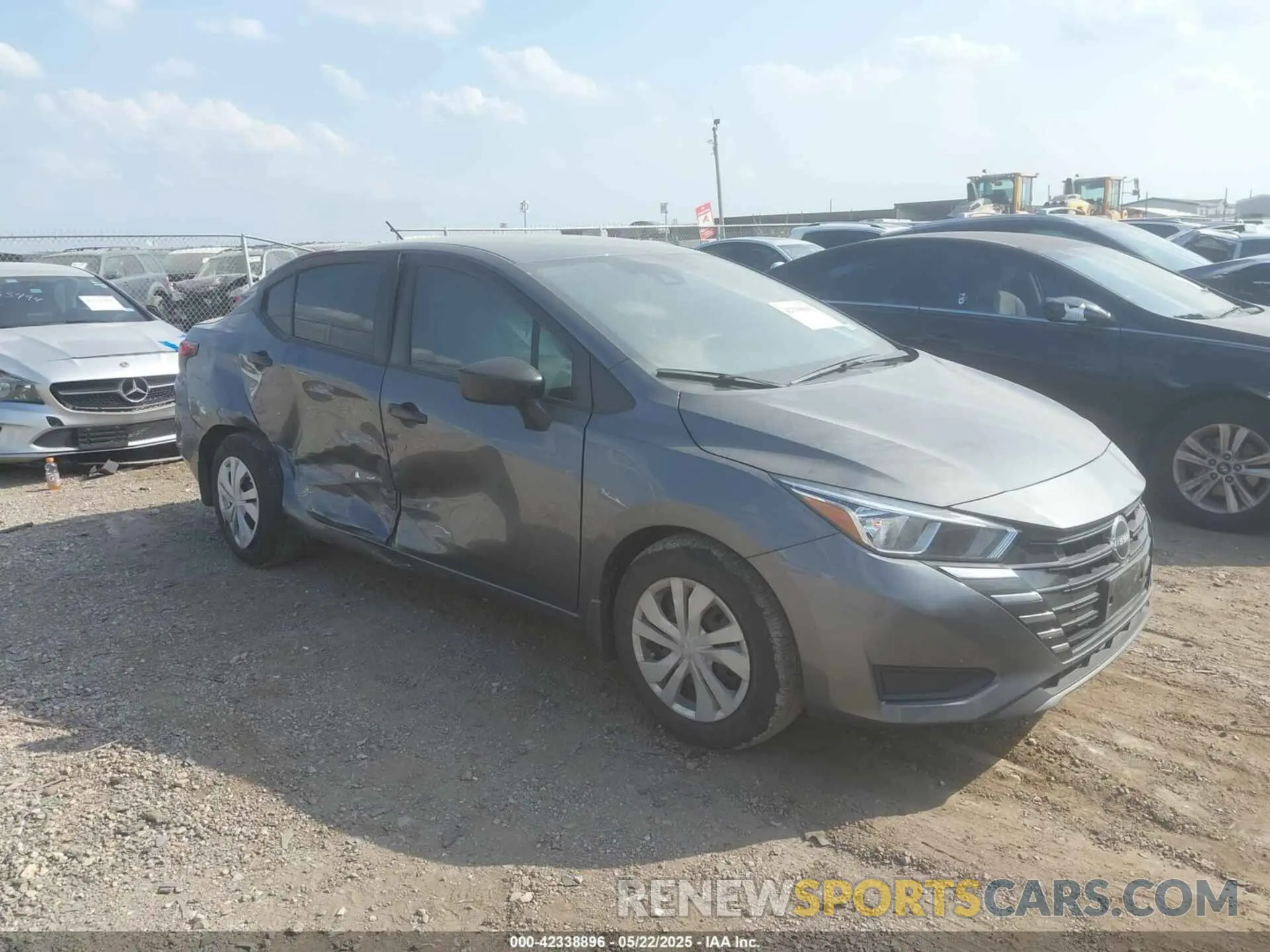 1 Photograph of a damaged car 3N1CN8DV6RL874259 NISSAN VERSA 2024