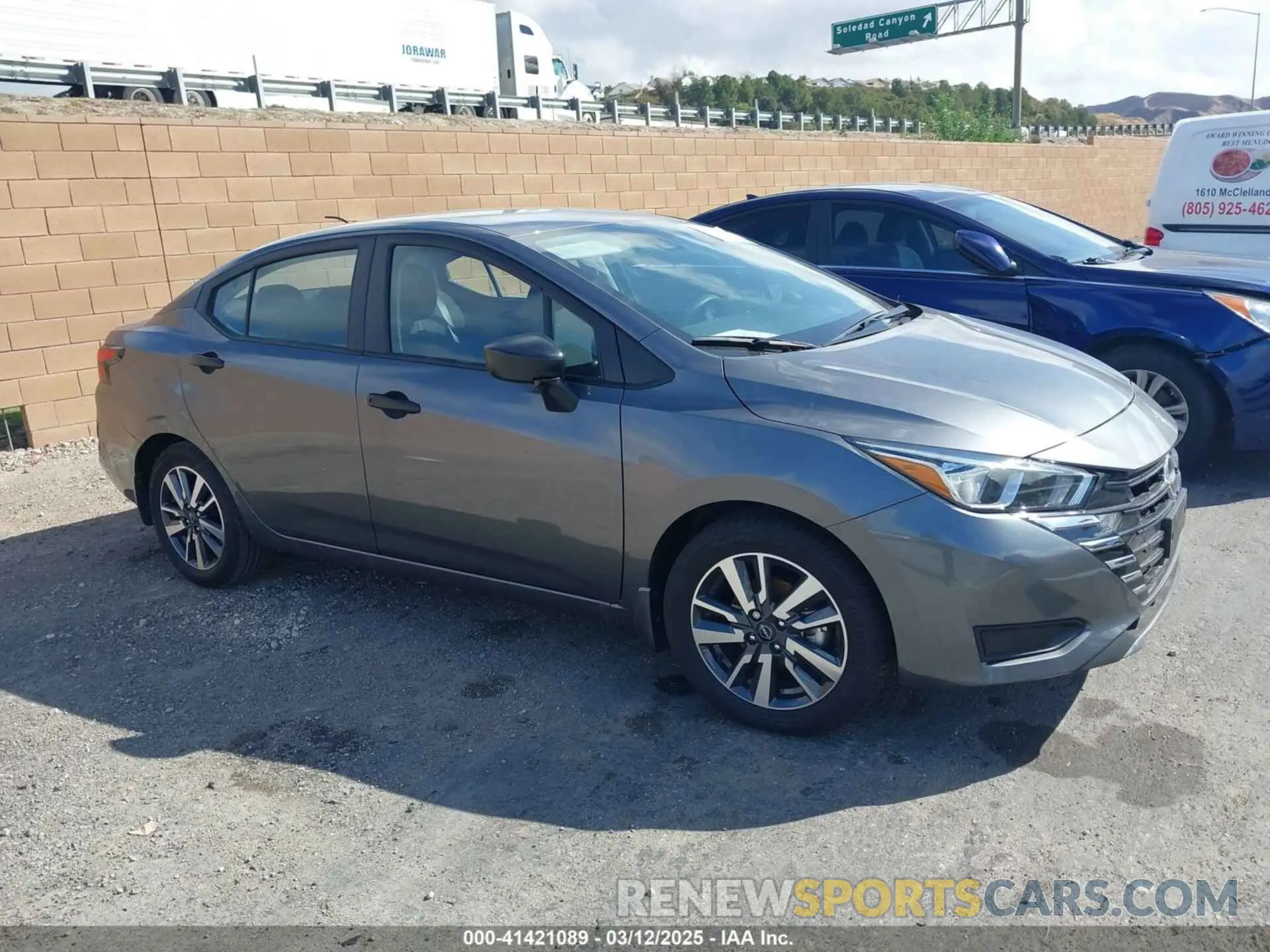 1 Photograph of a damaged car 3N1CN8DV7RL844140 NISSAN VERSA 2024