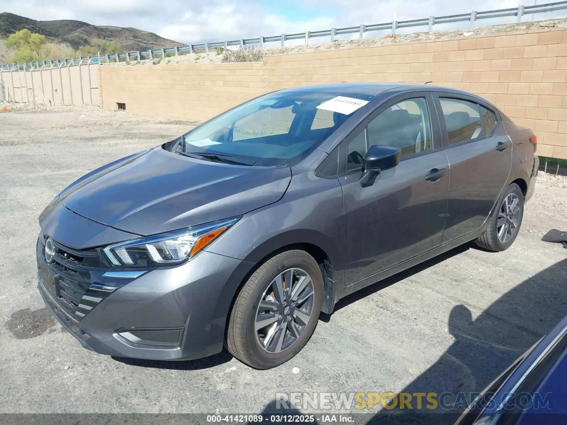 2 Photograph of a damaged car 3N1CN8DV7RL844140 NISSAN VERSA 2024