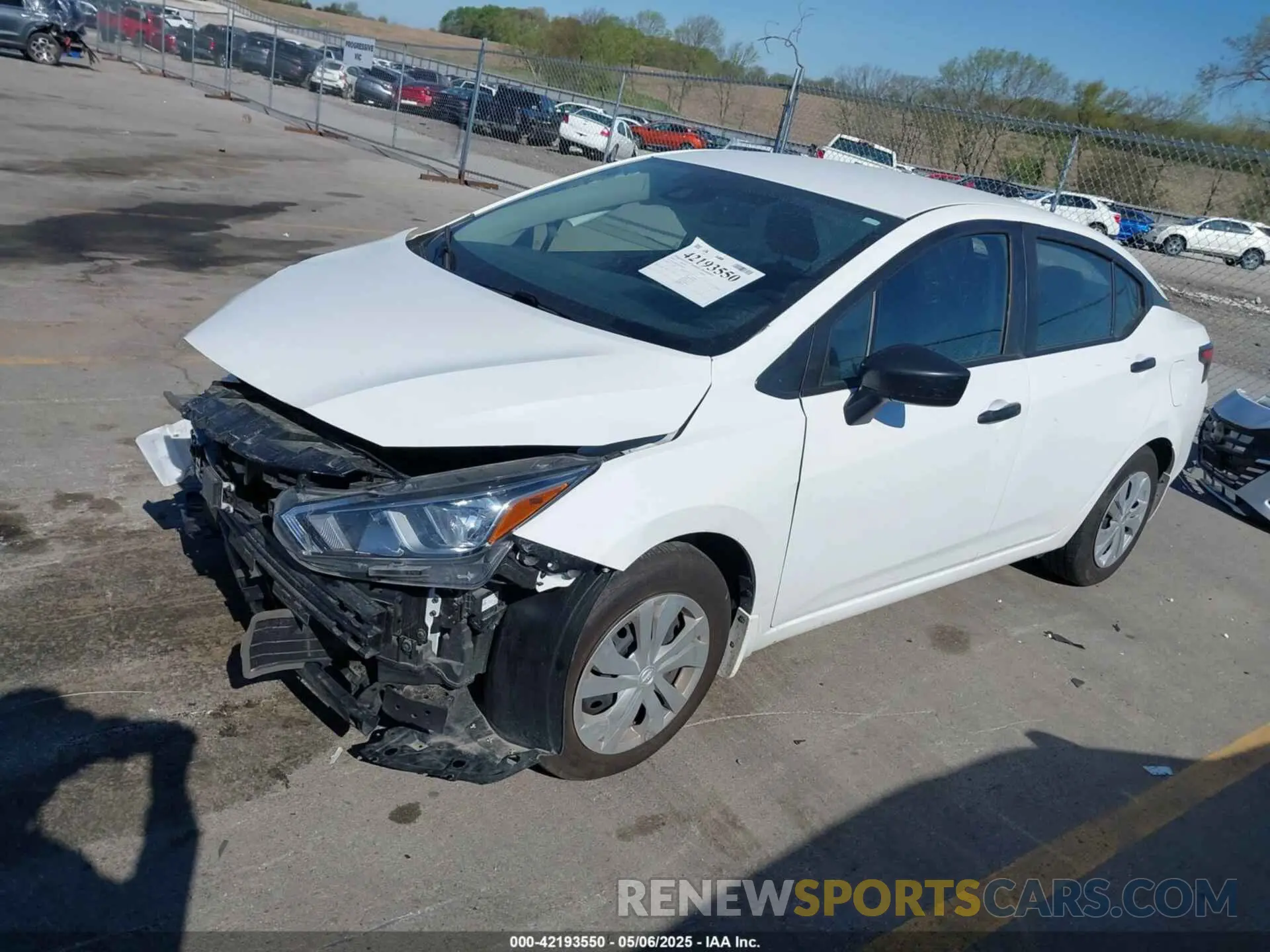 2 Photograph of a damaged car 3N1CN8DV8RL839657 NISSAN VERSA 2024