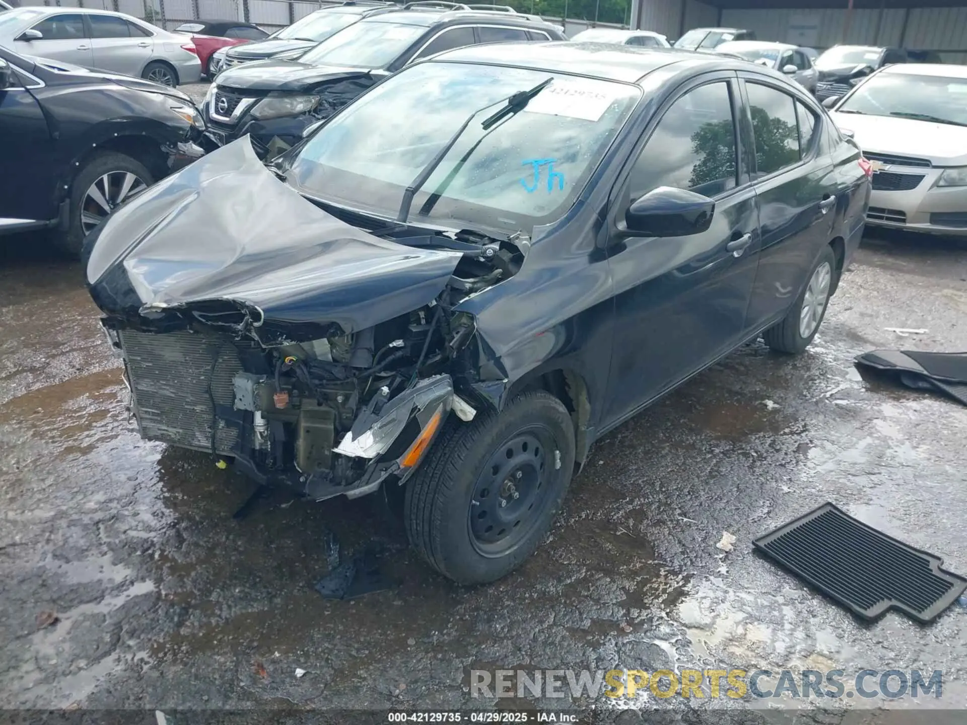 2 Photograph of a damaged car 3N1CN8DV8RL920982 NISSAN VERSA 2024