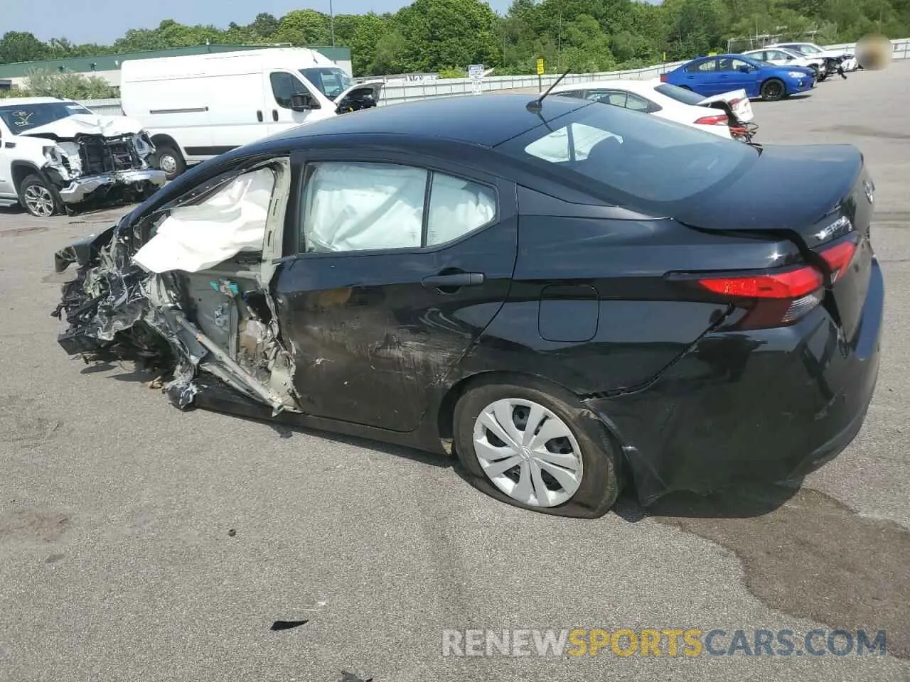 2 Photograph of a damaged car 3N1CN8DV8RL927835 NISSAN VERSA 2024