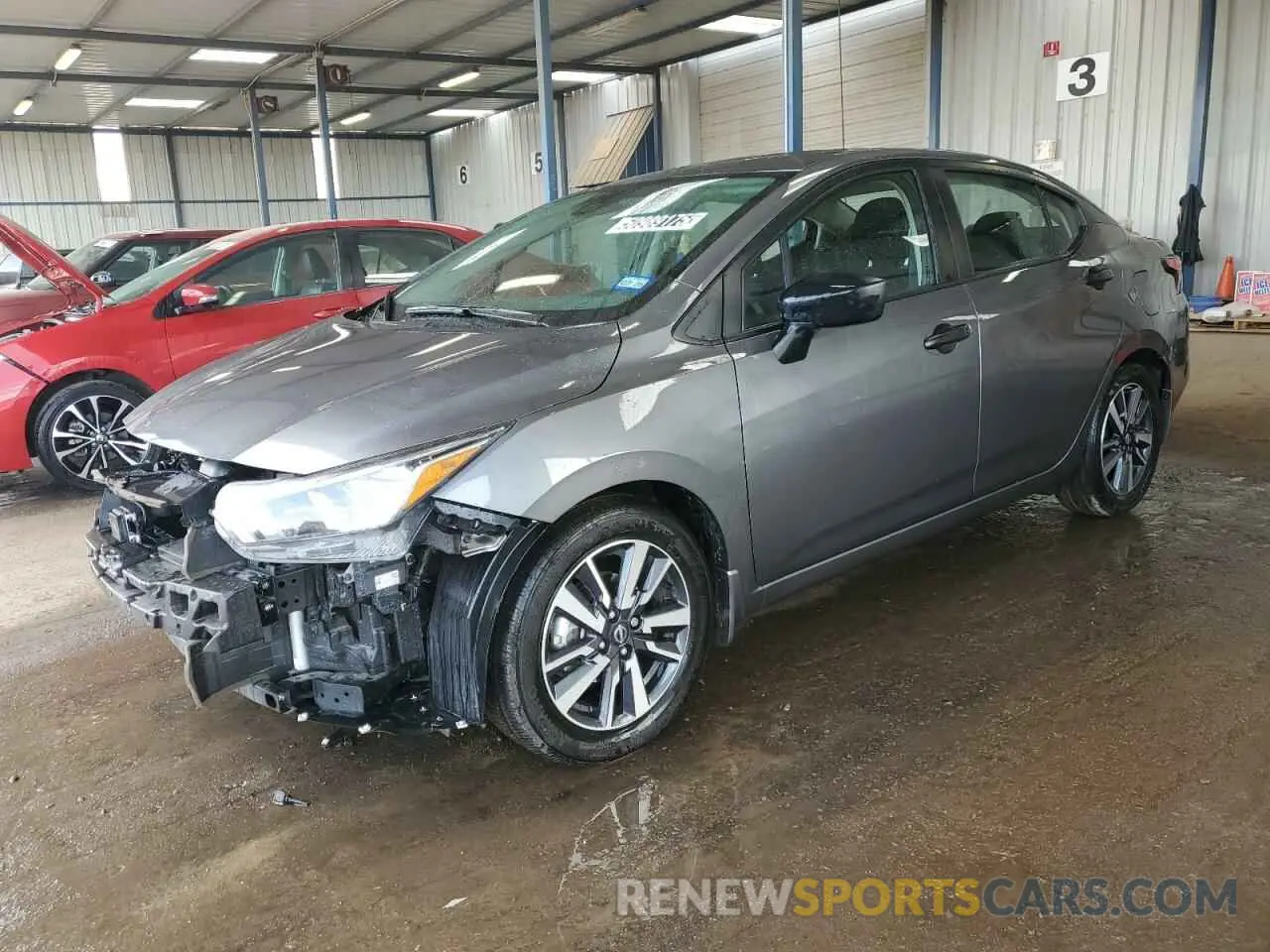 1 Photograph of a damaged car 3N1CN8DV9RL872456 NISSAN VERSA 2024