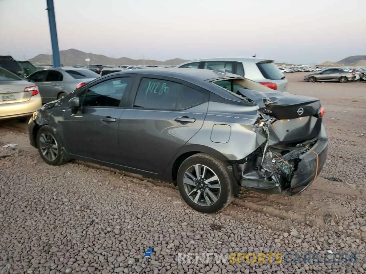 2 Photograph of a damaged car 3N1CN8EV4RL877885 NISSAN VERSA 2024